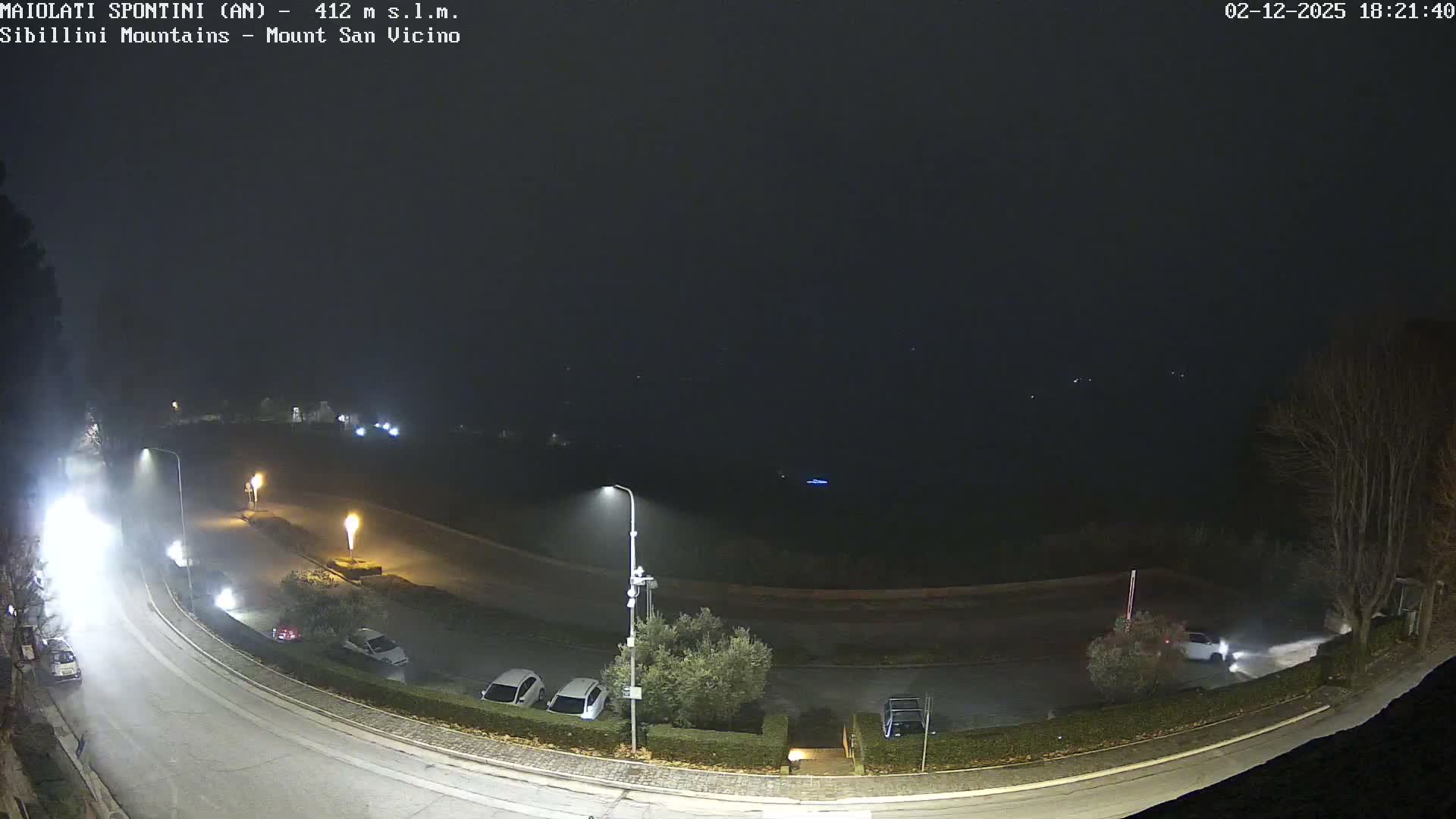 Mount Sibillini & San Vicino Live Cam - Maiolati Spontini, Marche, Italy