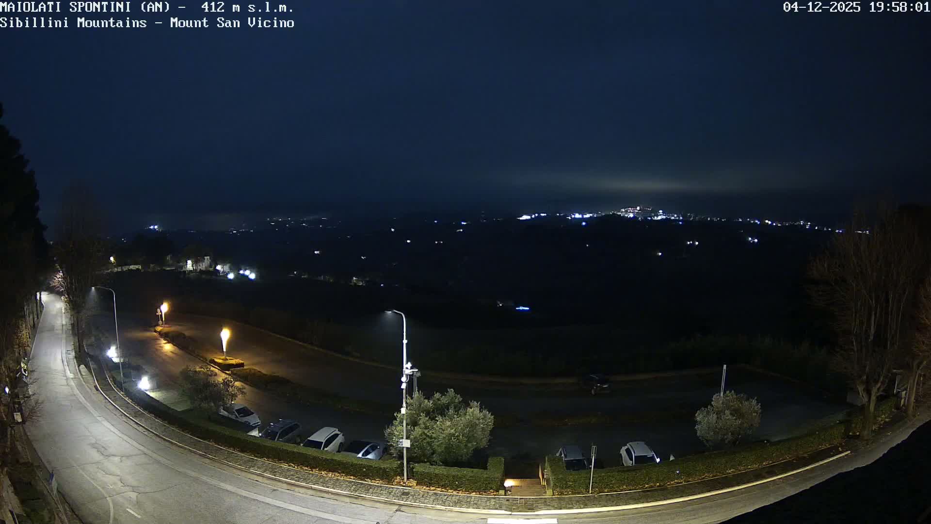 Mount Sibillini & San Vicino Live Cam - Maiolati Spontini, Marche, Italy