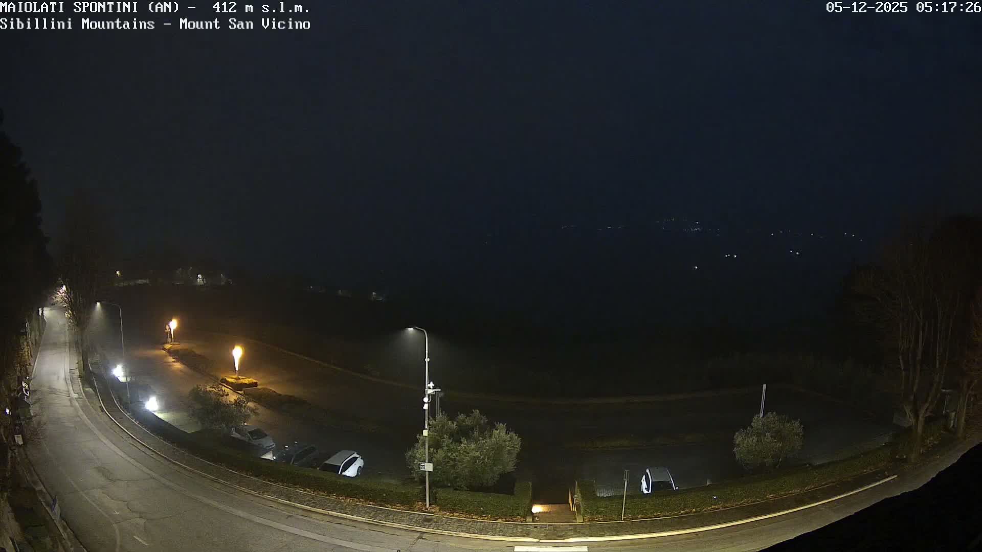 Mount Sibillini & San Vicino Live Cam - Maiolati Spontini, Marche, Italy