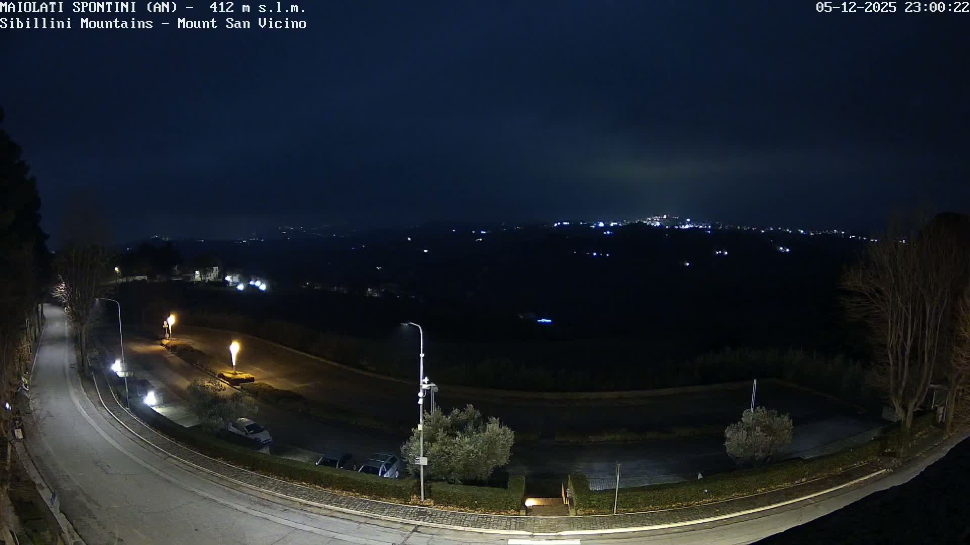 Mount Sibillini & San Vicino Live Cam - Maiolati Spontini, Marche, Italy