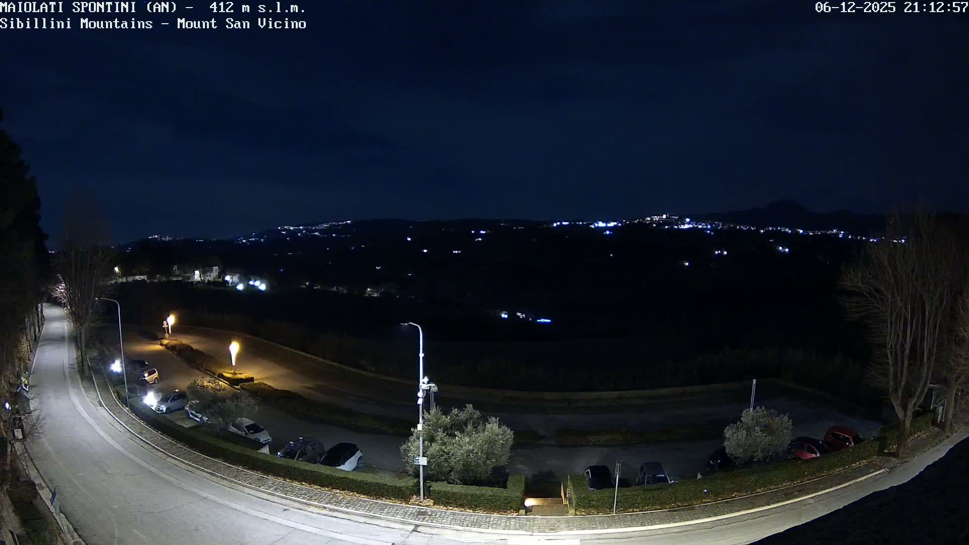 Mount Sibillini & San Vicino Live Cam - Maiolati Spontini, Marche, Italy