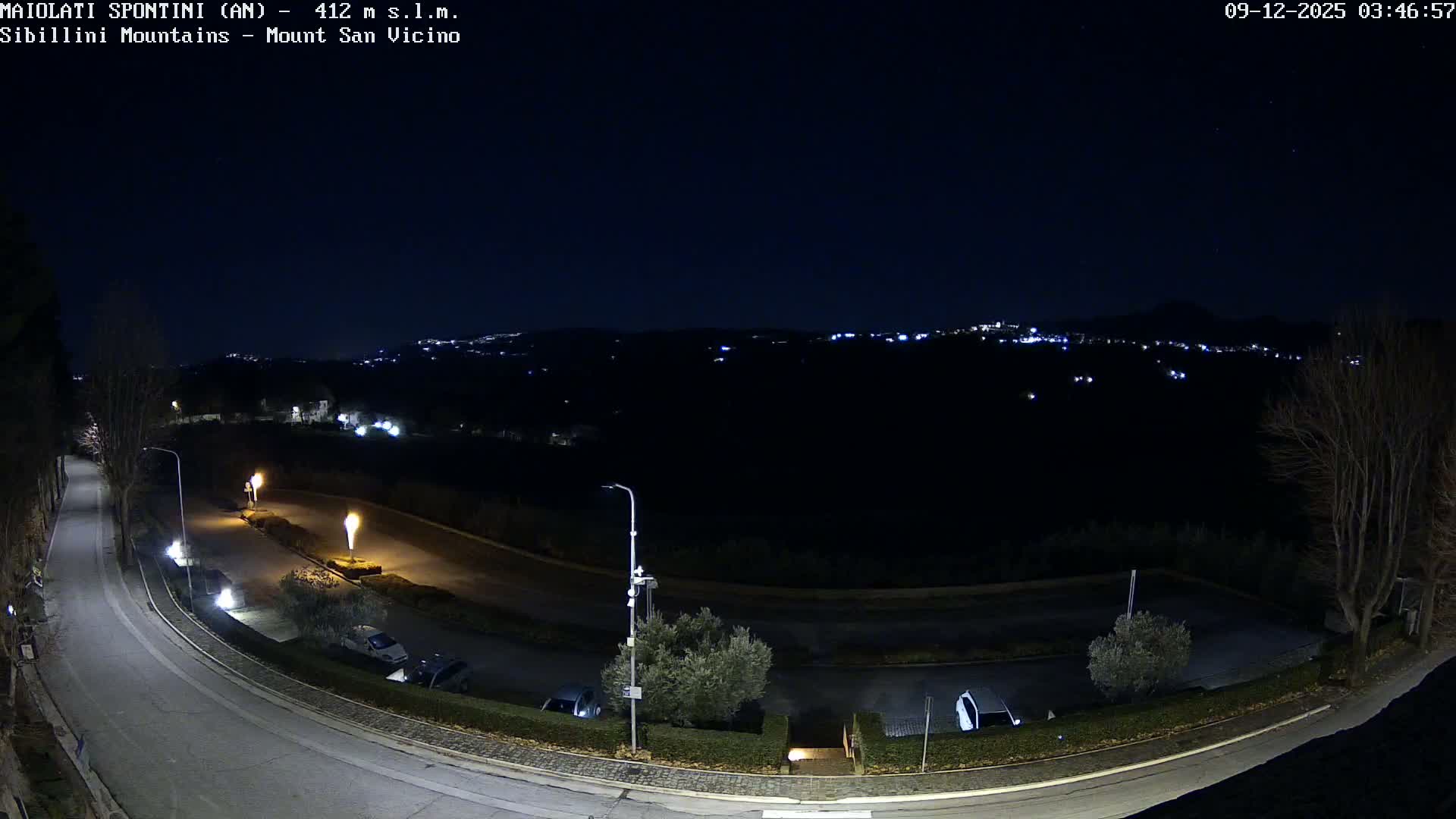 Mount Sibillini & San Vicino Live Cam - Maiolati Spontini, Marche, Italy