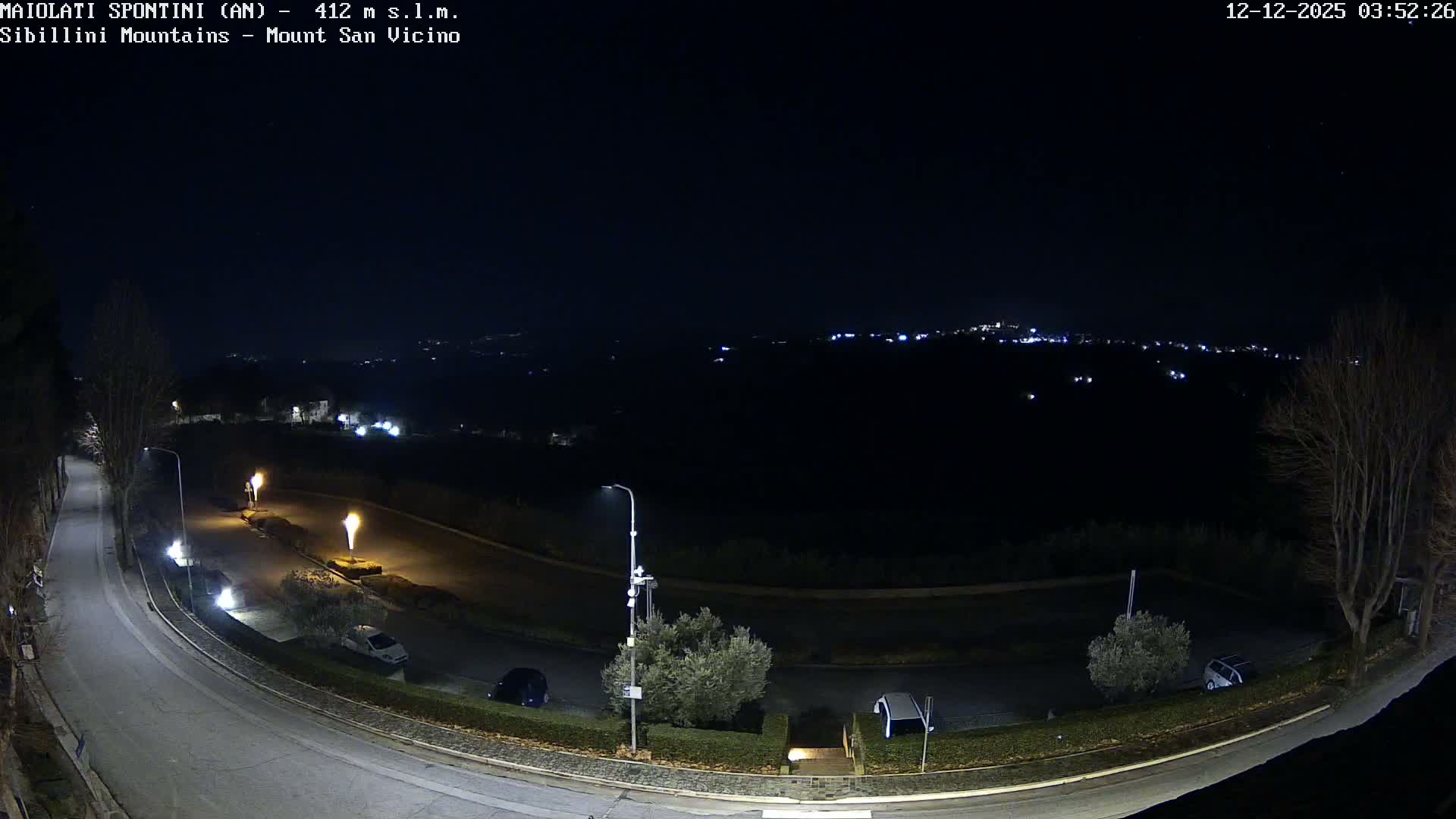 Mount Sibillini & San Vicino Live Cam - Maiolati Spontini, Marche, Italy