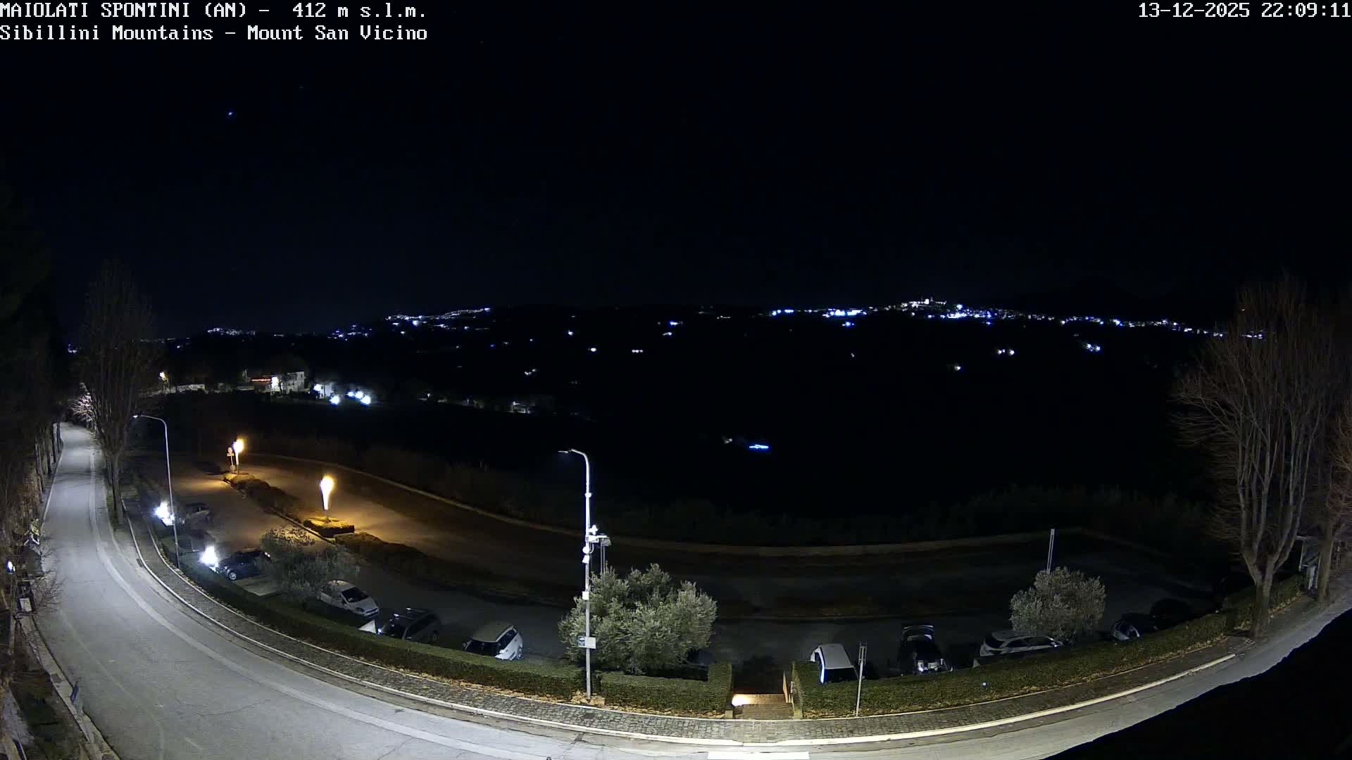 Mount Sibillini & San Vicino Live Cam - Maiolati Spontini, Marche, Italy