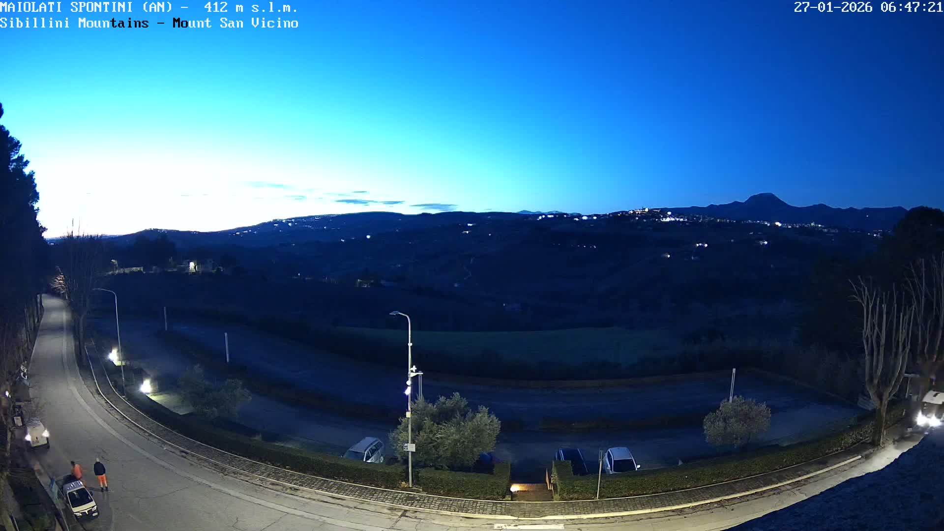 Mount Sibillini & San Vicino Live Cam - Maiolati Spontini, Marche, Italy