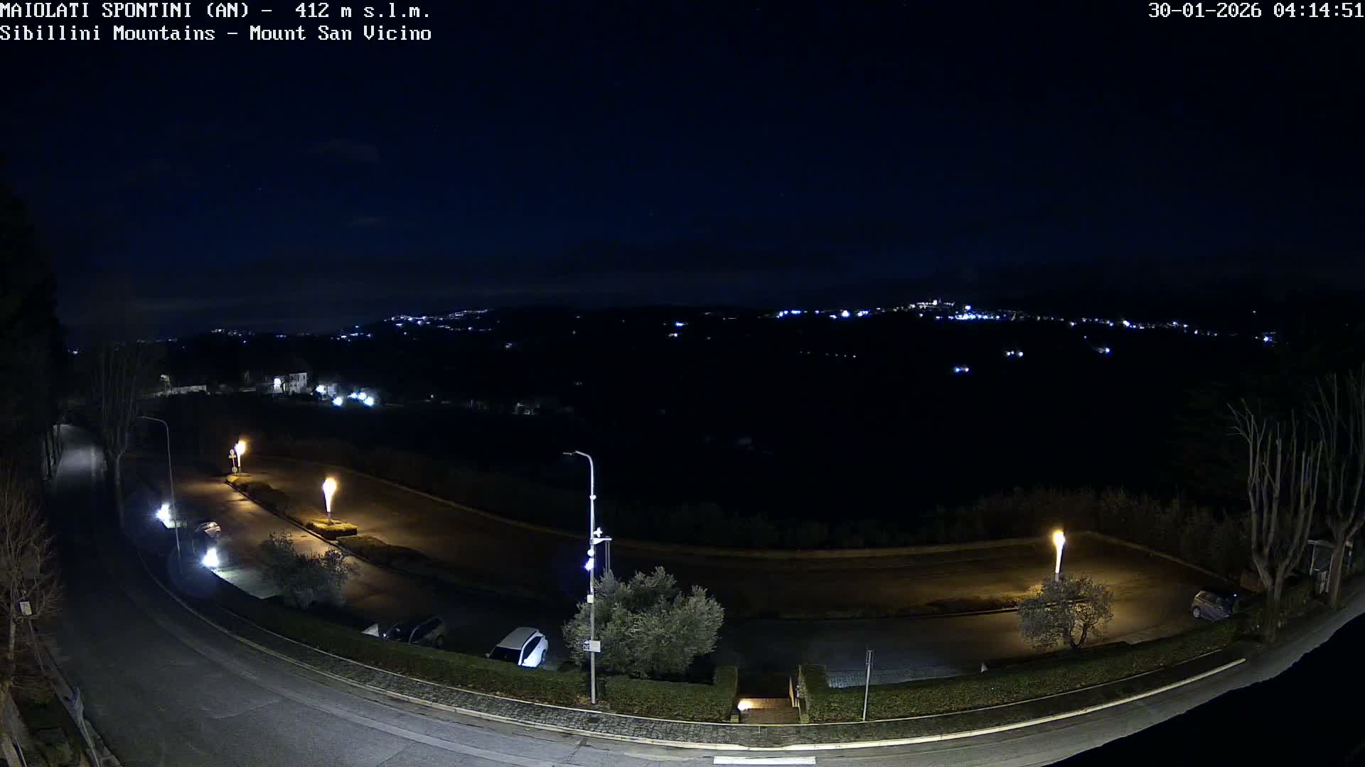 Mount Sibillini & San Vicino Live Cam - Maiolati Spontini, Marche, Italy