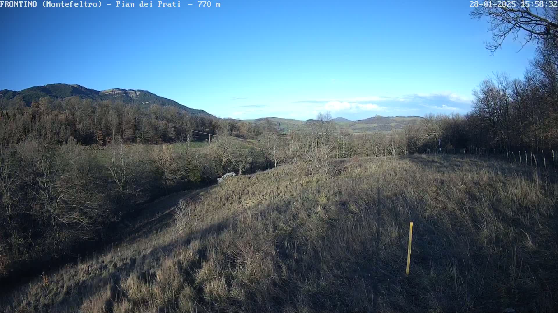 Pian dei Prati, Mount Carpegna Live Cam - Carpegna, Marche, Italy