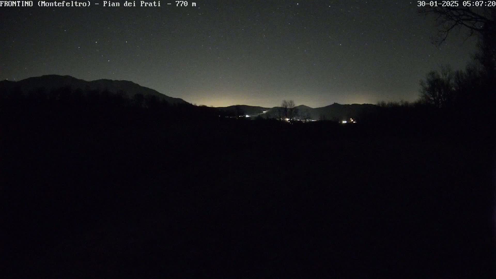 Pian dei Prati, Mount Carpegna Live Cam - Carpegna, Marche, Italy
