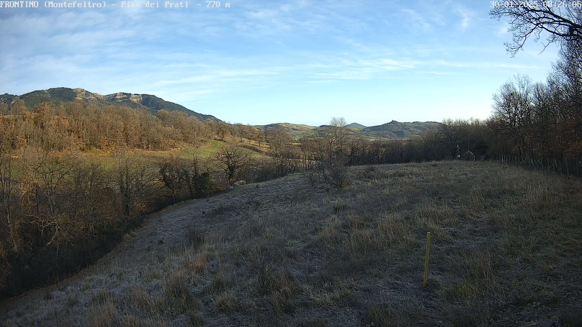 Pian dei Prati, Mount Carpegna Live Cam - Carpegna, Marche, Italy
