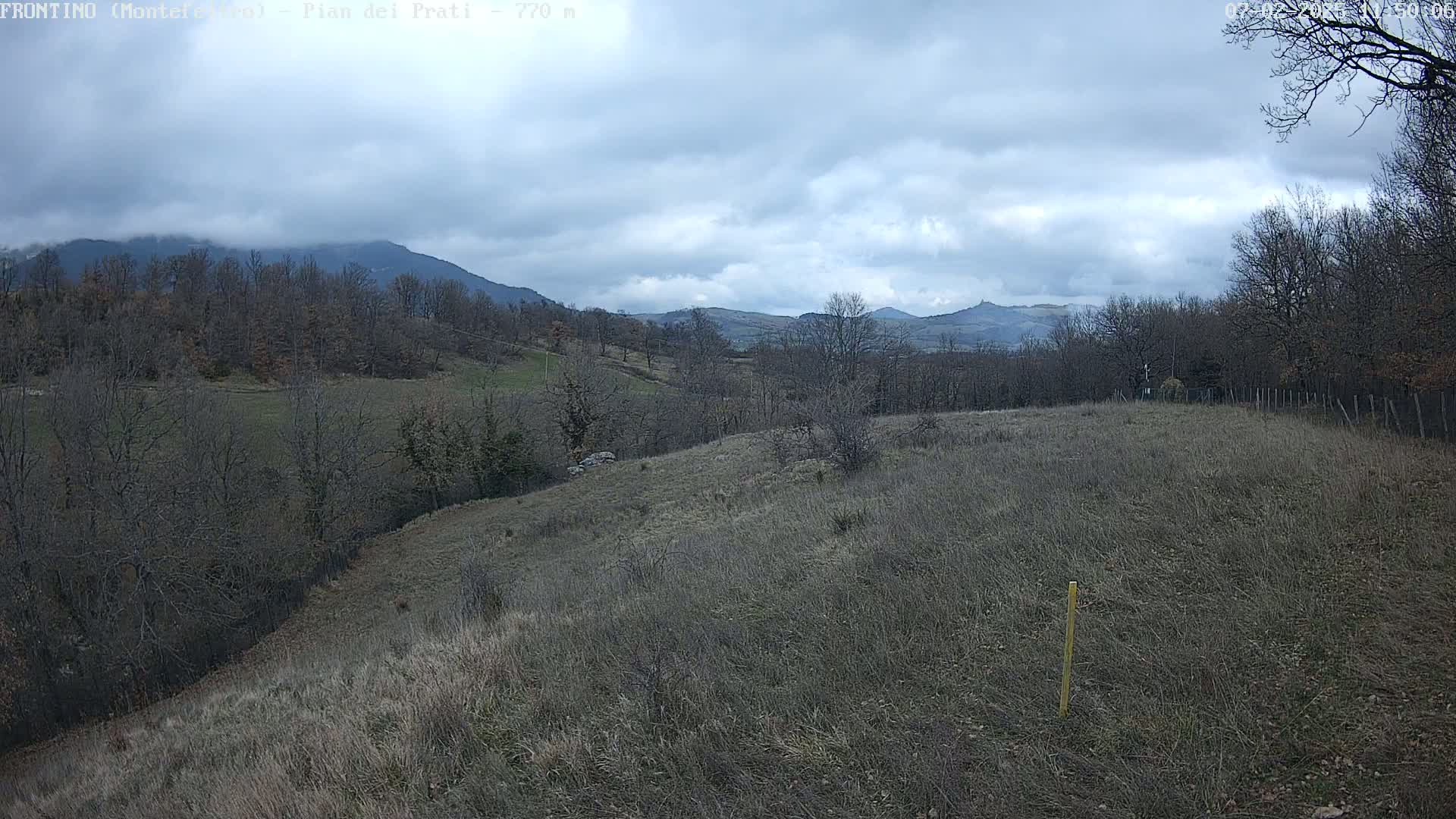 Pian dei Prati, Mount Carpegna Live Cam - Carpegna, Marche, Italy