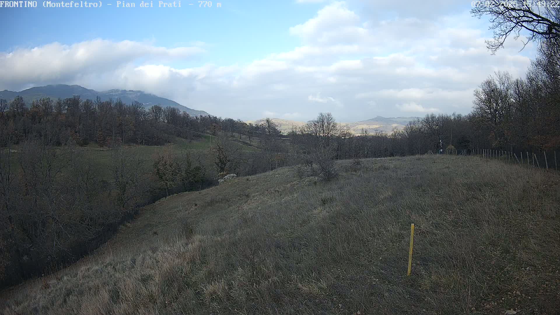 Pian dei Prati, Mount Carpegna Live Cam - Carpegna, Marche, Italy