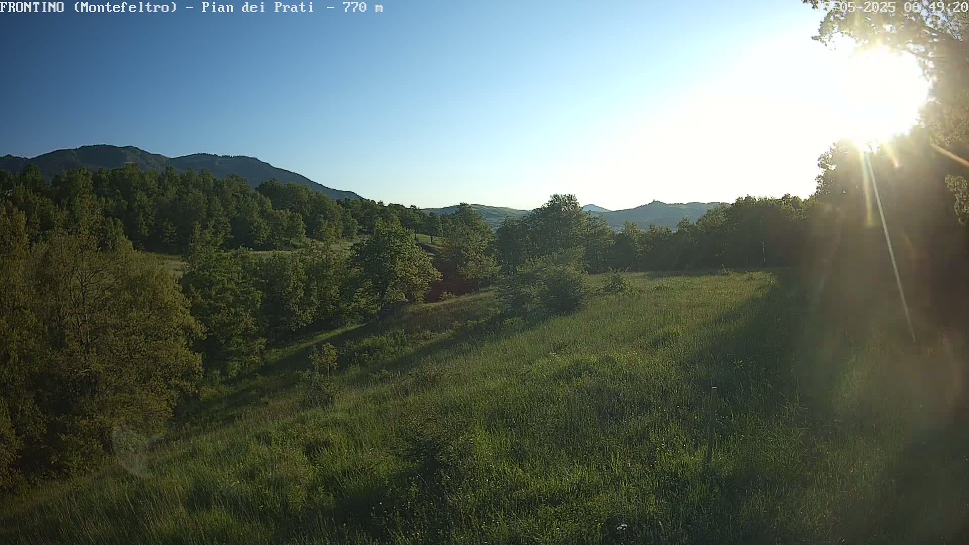 Pian dei Prati, Mount Carpegna Live Cam - Carpegna, Marche, Italy