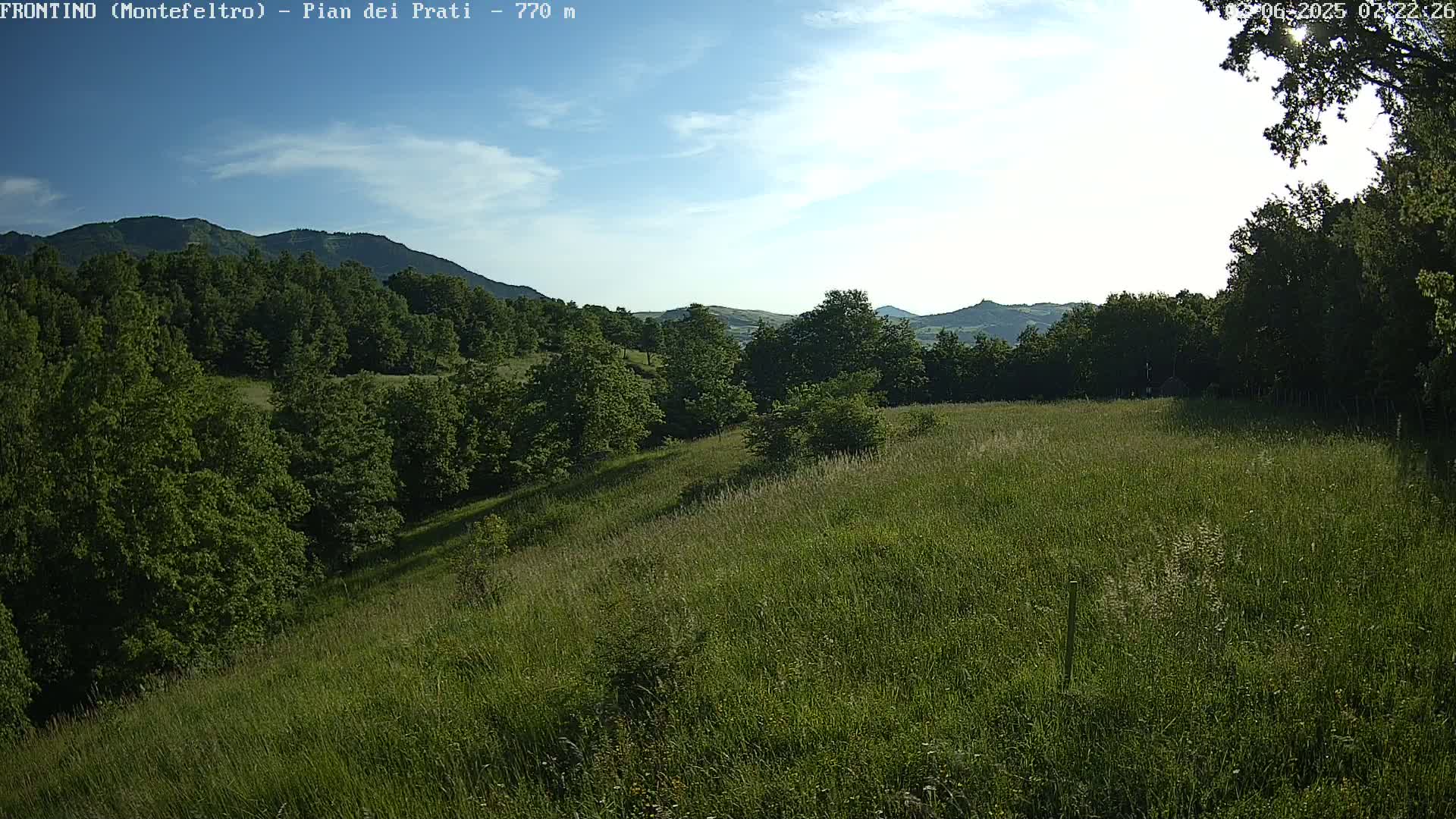 Pian dei Prati, Mount Carpegna Live Cam - Carpegna, Marche, Italy