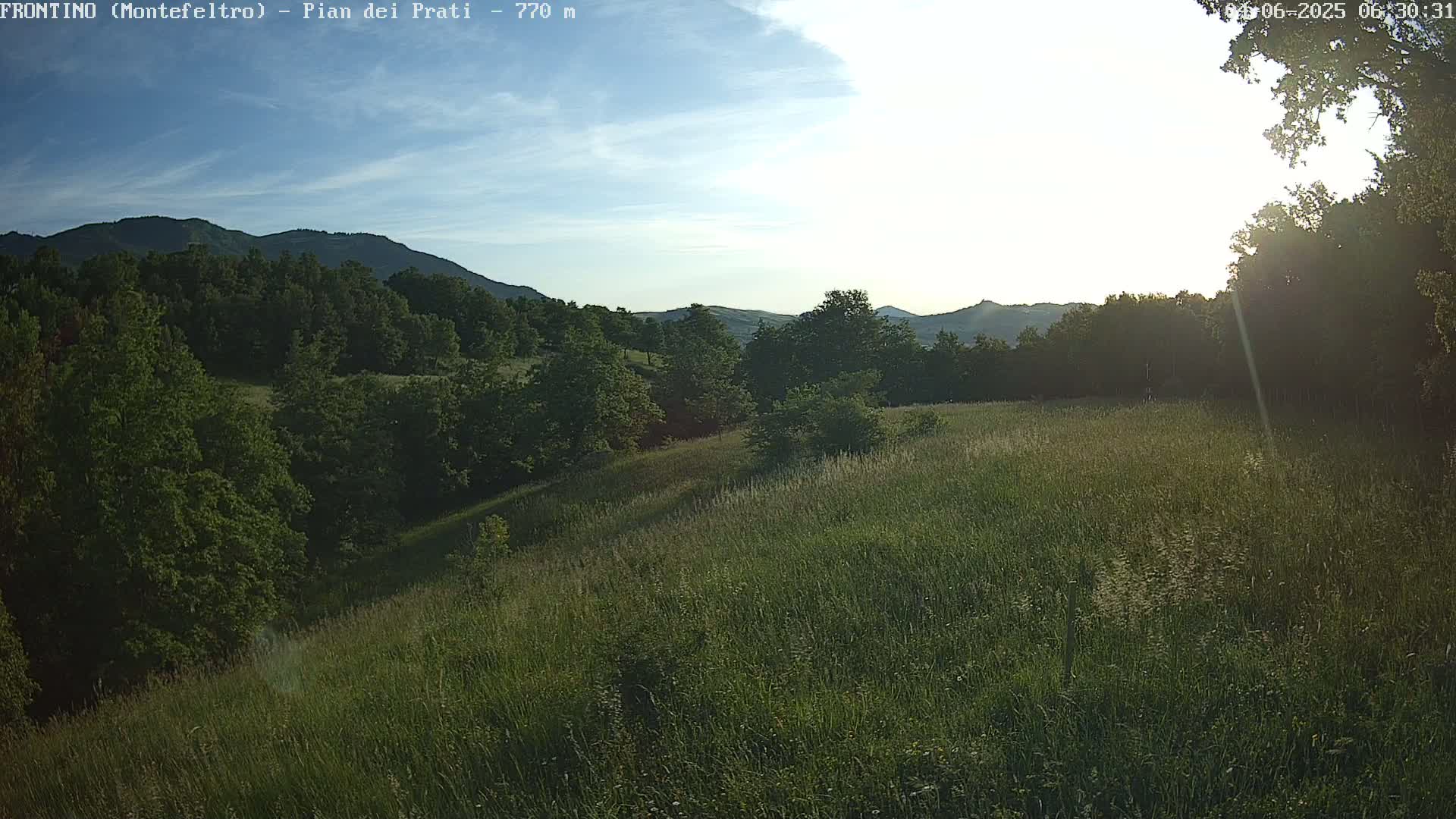 Pian dei Prati, Mount Carpegna Live Cam - Carpegna, Marche, Italy