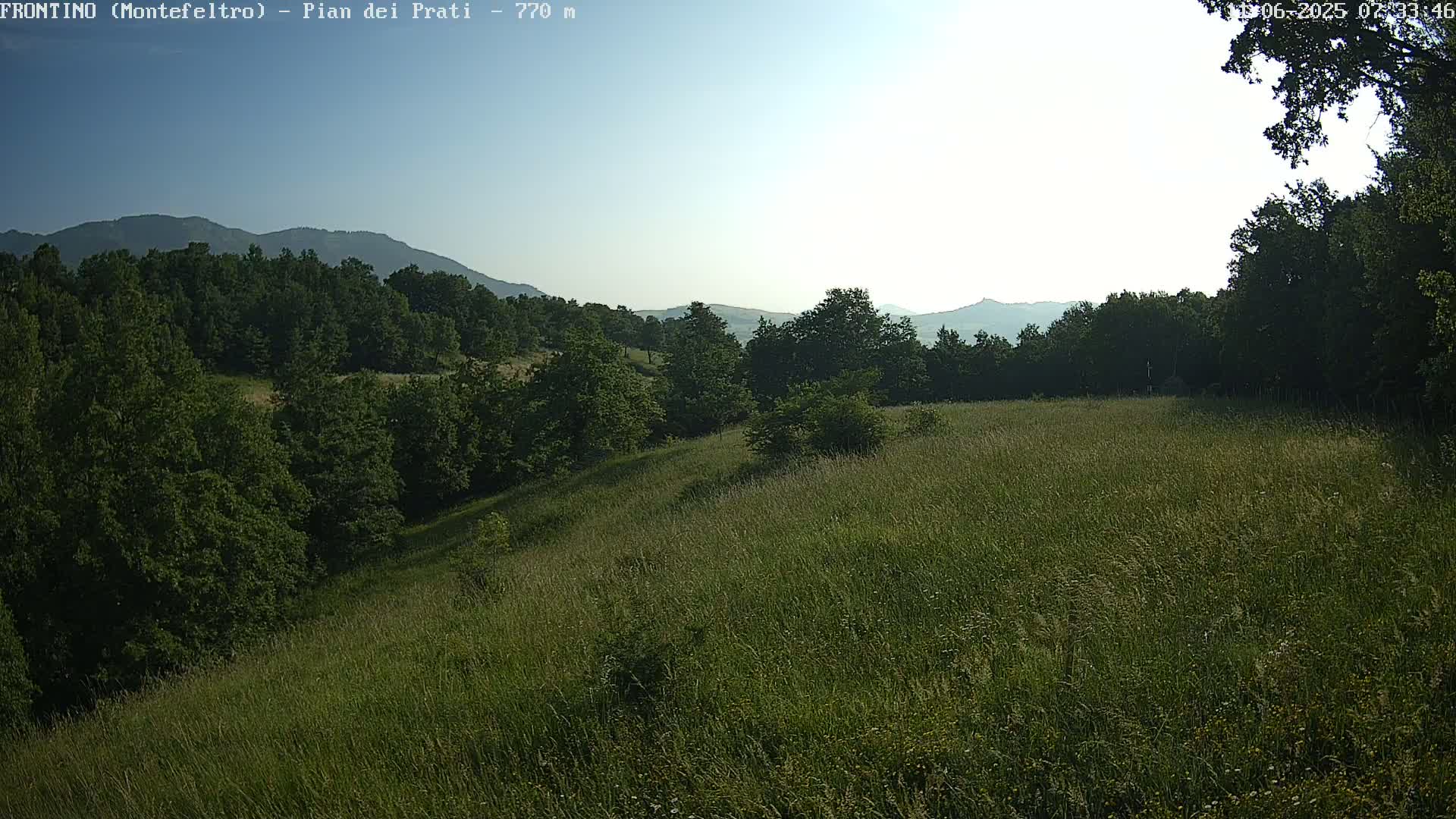 Pian dei Prati, Mount Carpegna Live Cam - Carpegna, Marche, Italy