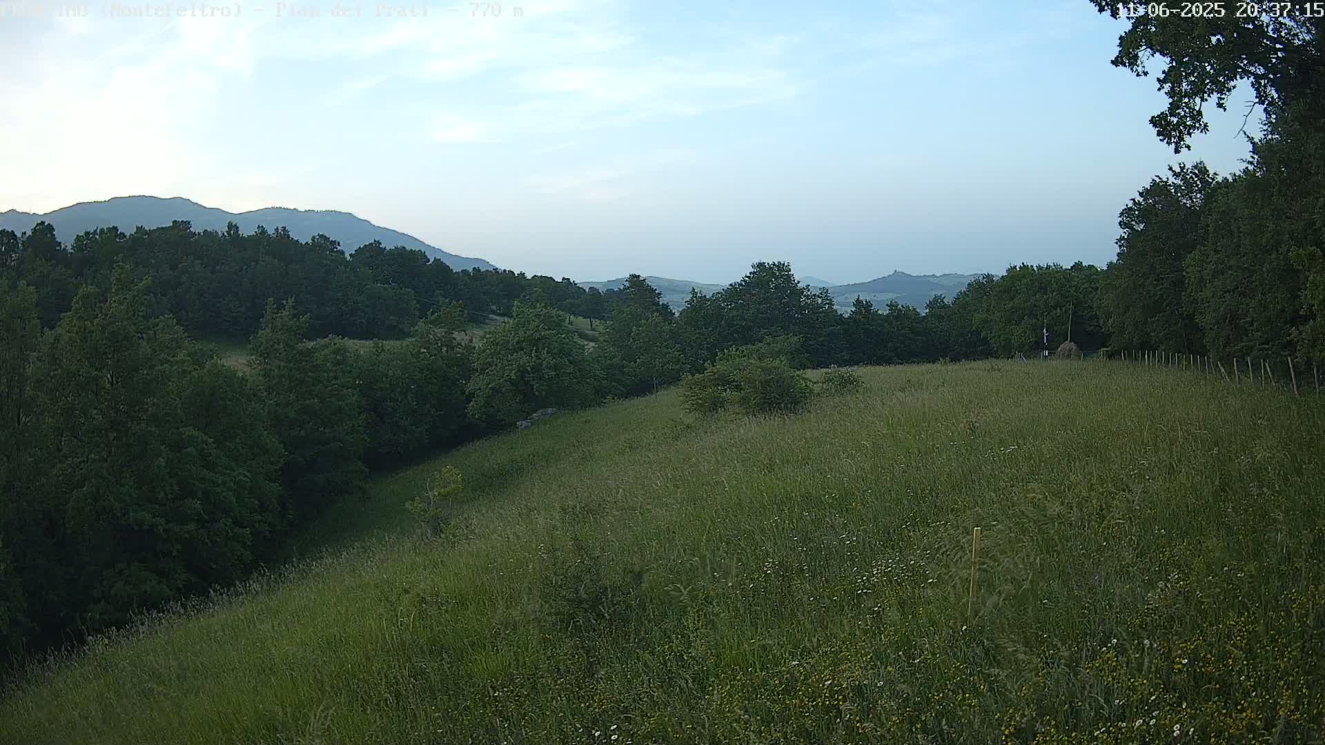Pian dei Prati, Mount Carpegna Live Cam - Carpegna, Marche, Italy