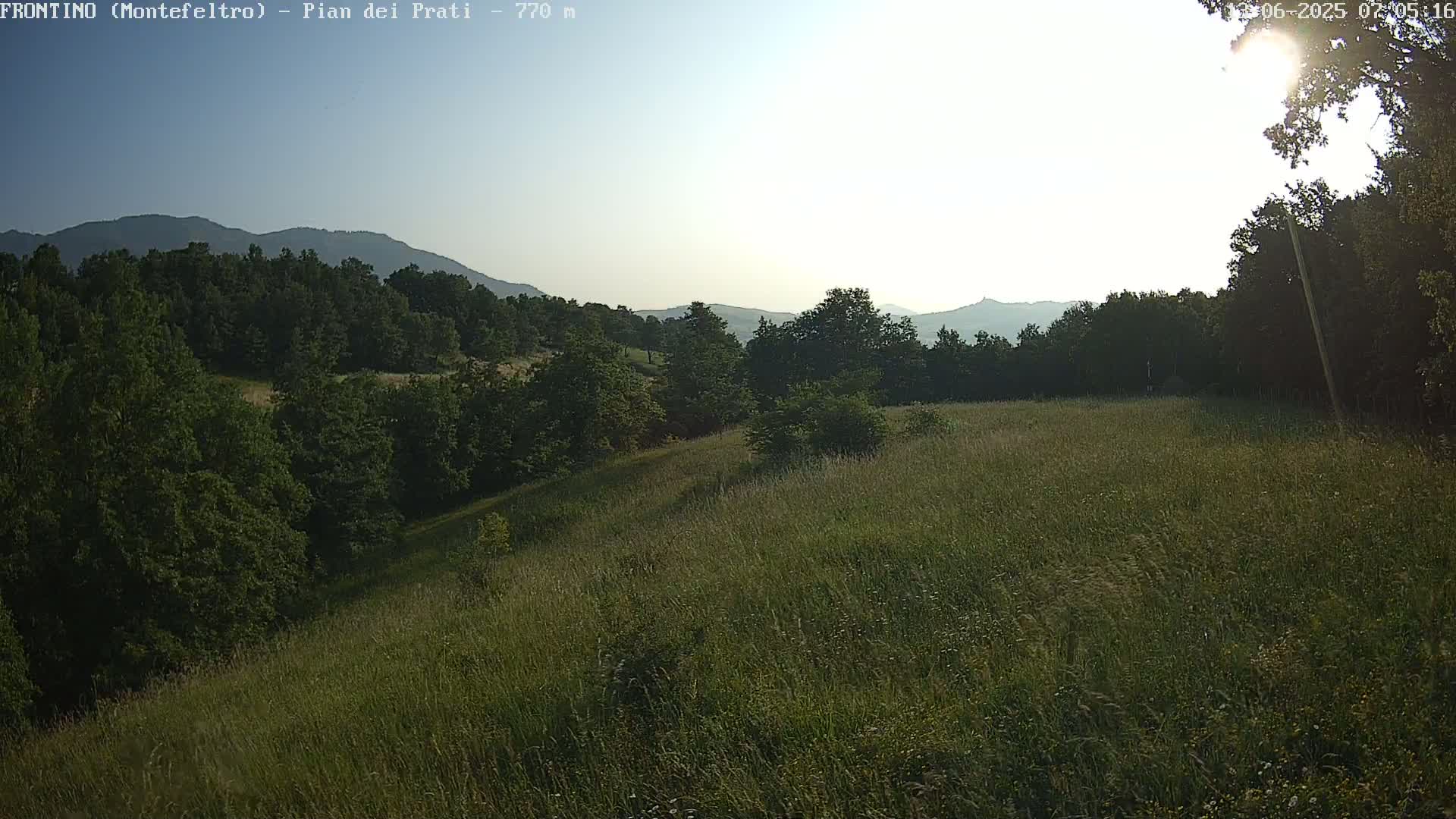 Pian dei Prati, Mount Carpegna Live Cam - Carpegna, Marche, Italy