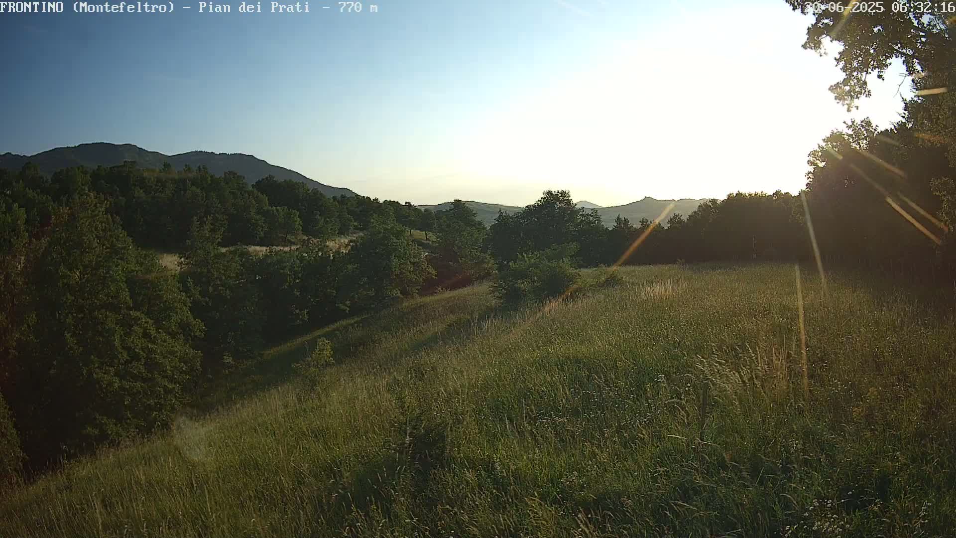 Pian dei Prati, Mount Carpegna Live Cam - Carpegna, Marche, Italy
