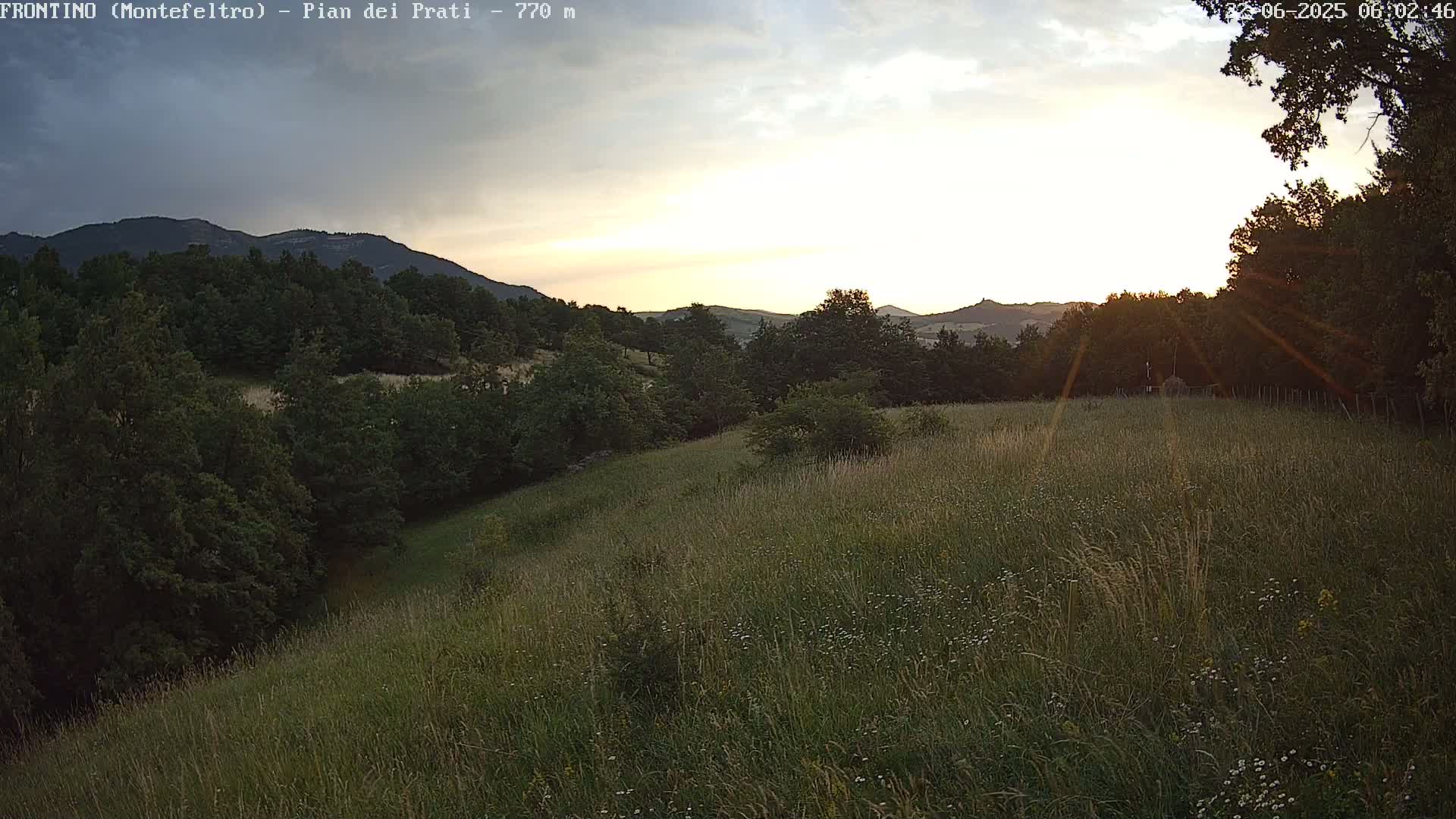 Pian dei Prati, Mount Carpegna Live Cam - Carpegna, Marche, Italy