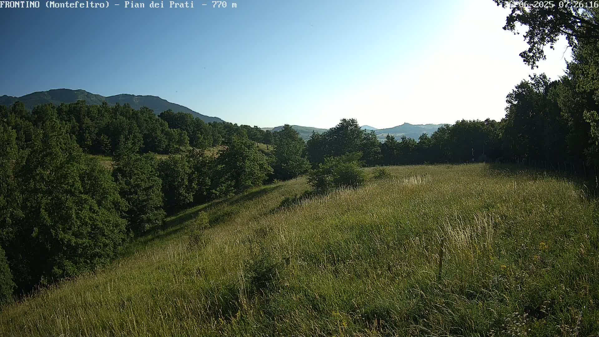 Pian dei Prati, Mount Carpegna Live Cam - Carpegna, Marche, Italy