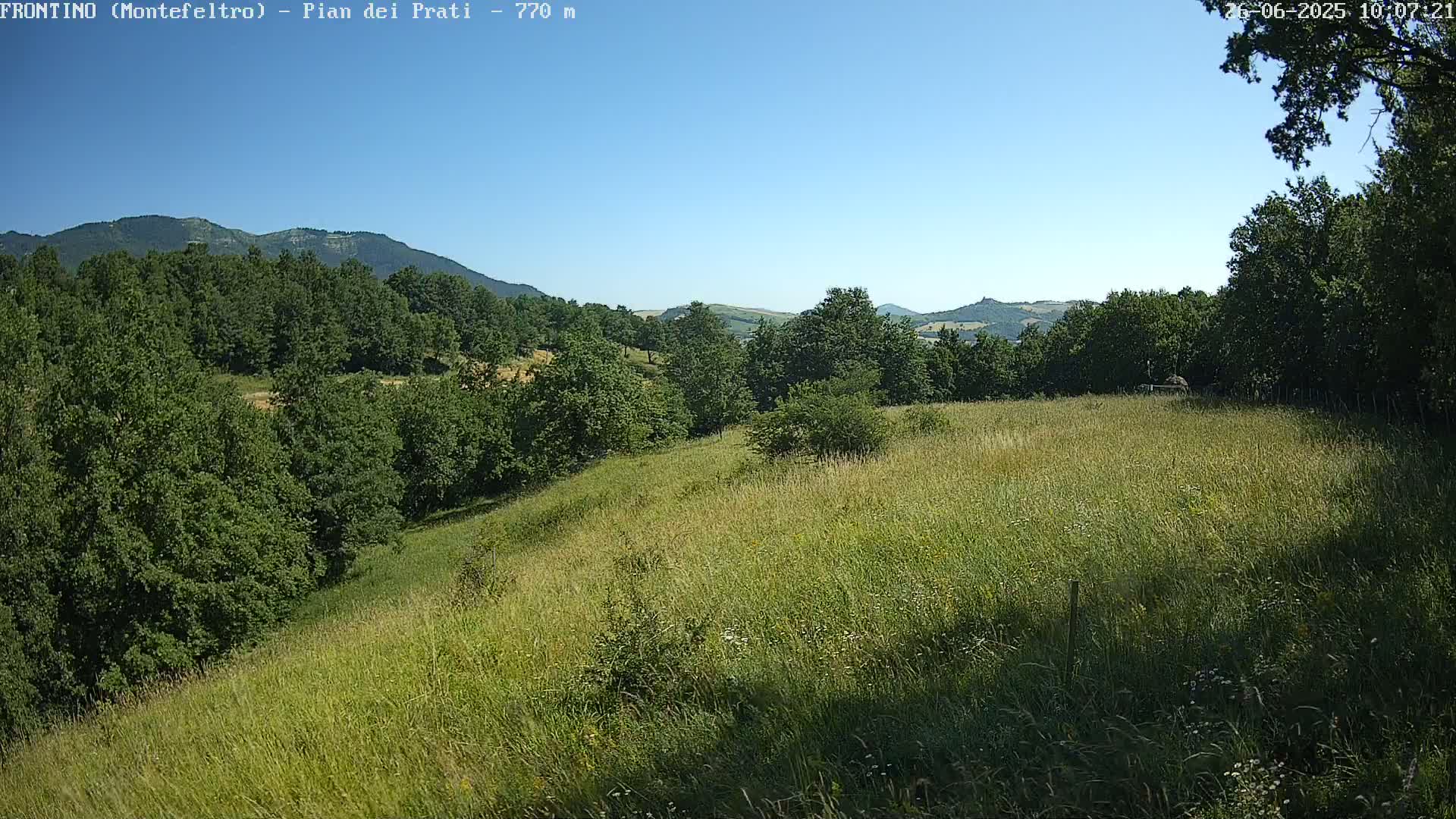 Pian dei Prati, Mount Carpegna Live Cam - Carpegna, Marche, Italy