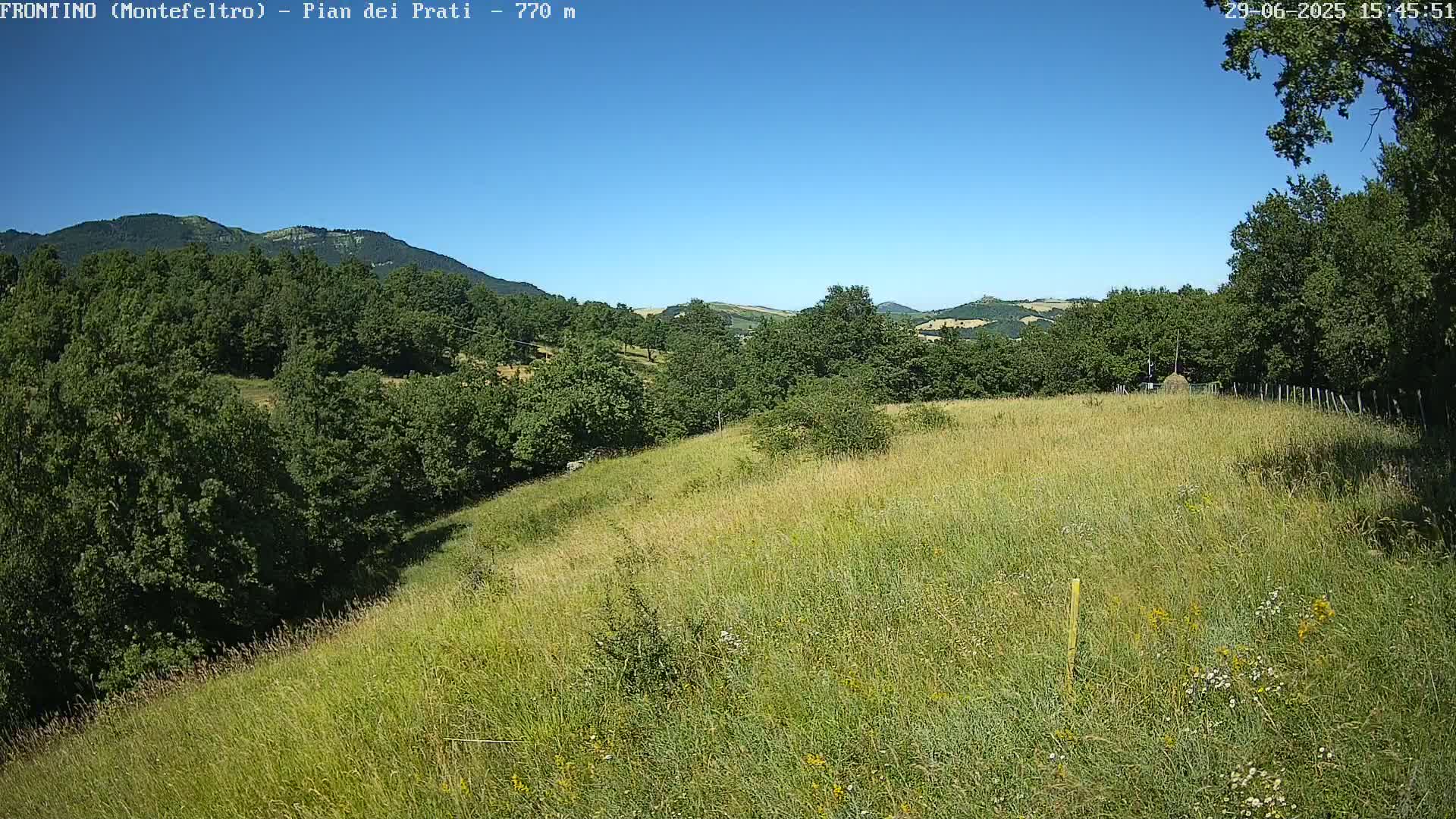 Pian dei Prati, Mount Carpegna Live Cam - Carpegna, Marche, Italy