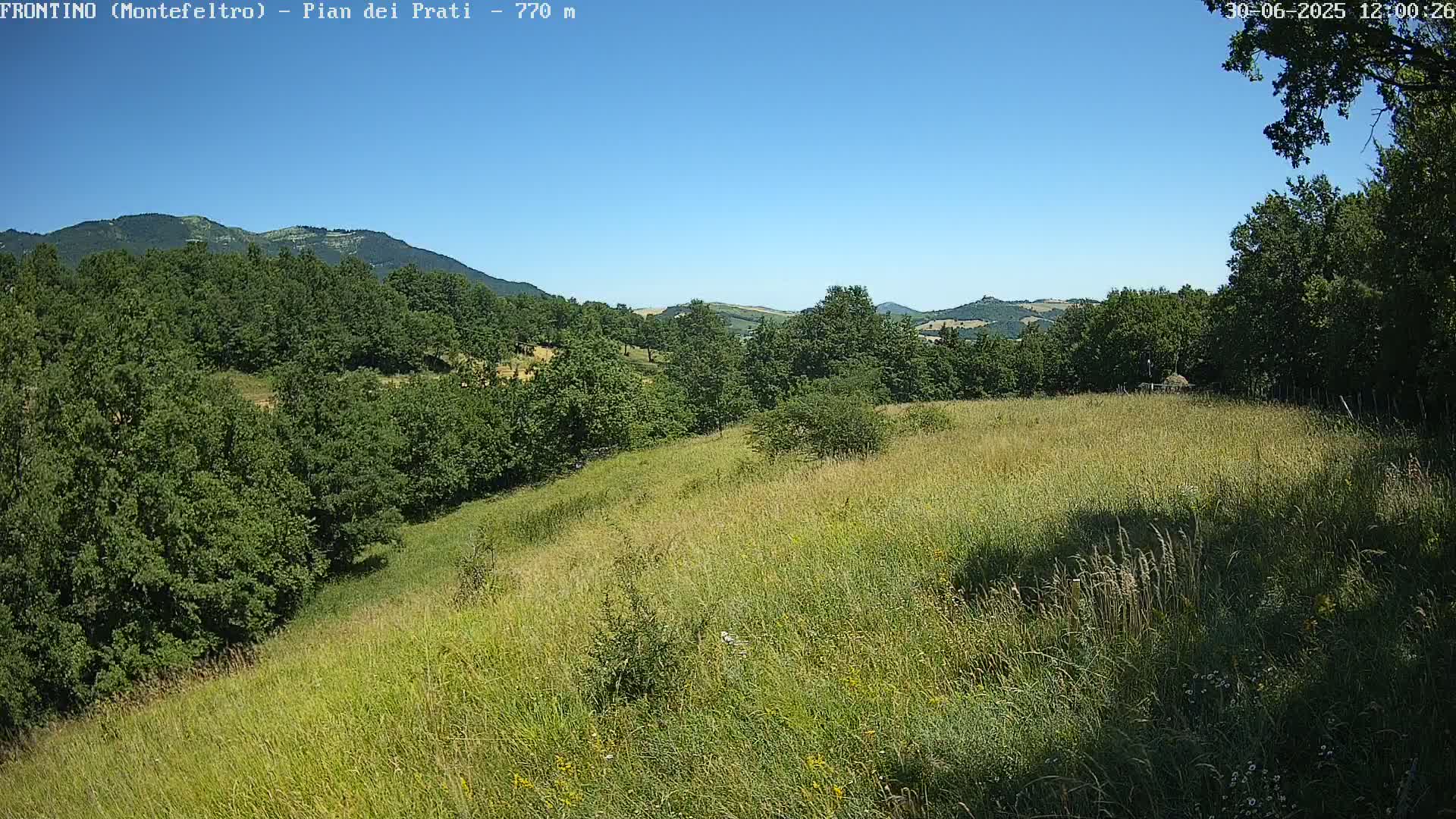 Pian dei Prati, Mount Carpegna Live Cam - Carpegna, Marche, Italy
