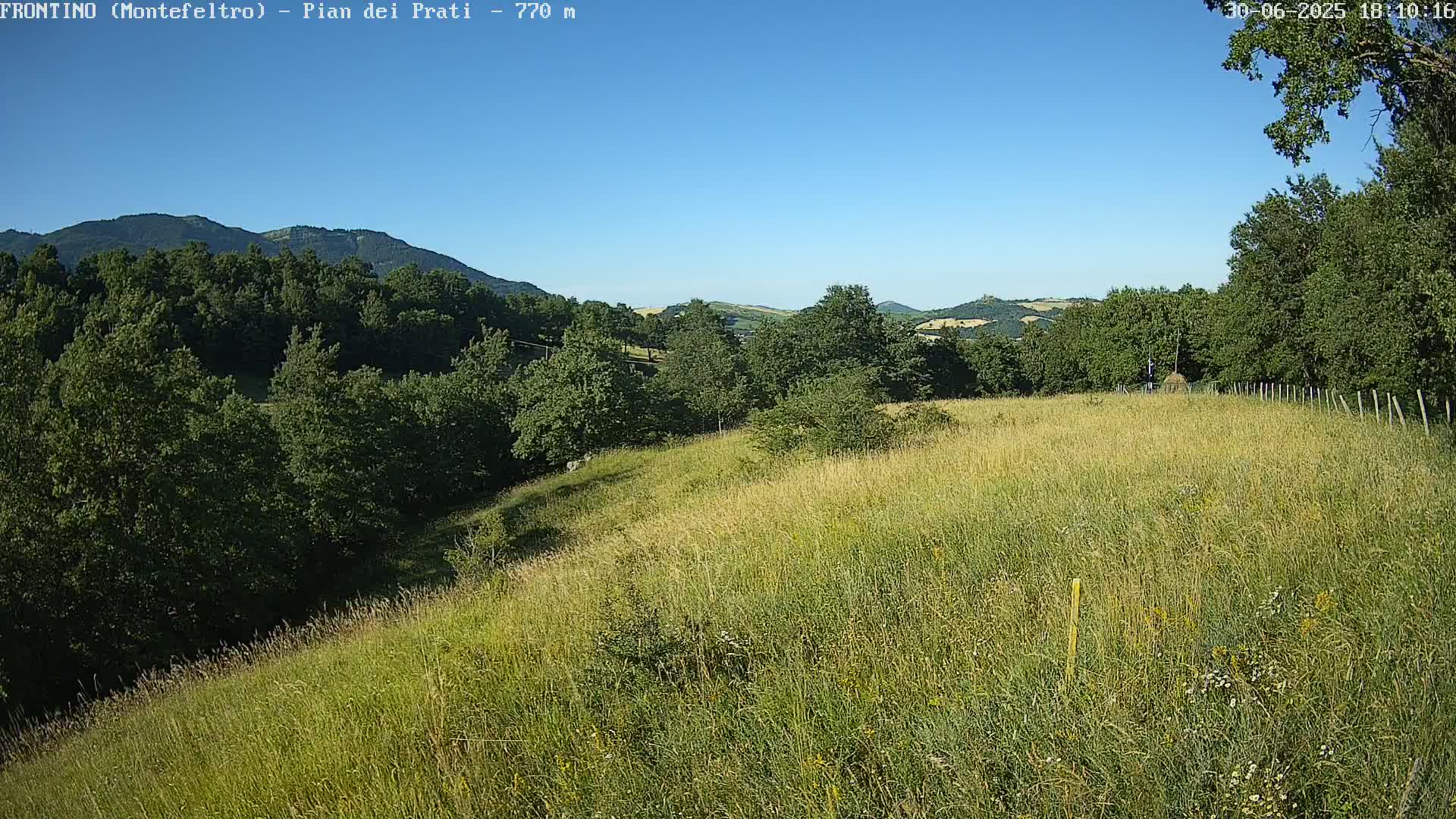 Pian dei Prati, Mount Carpegna Live Cam - Carpegna, Marche, Italy