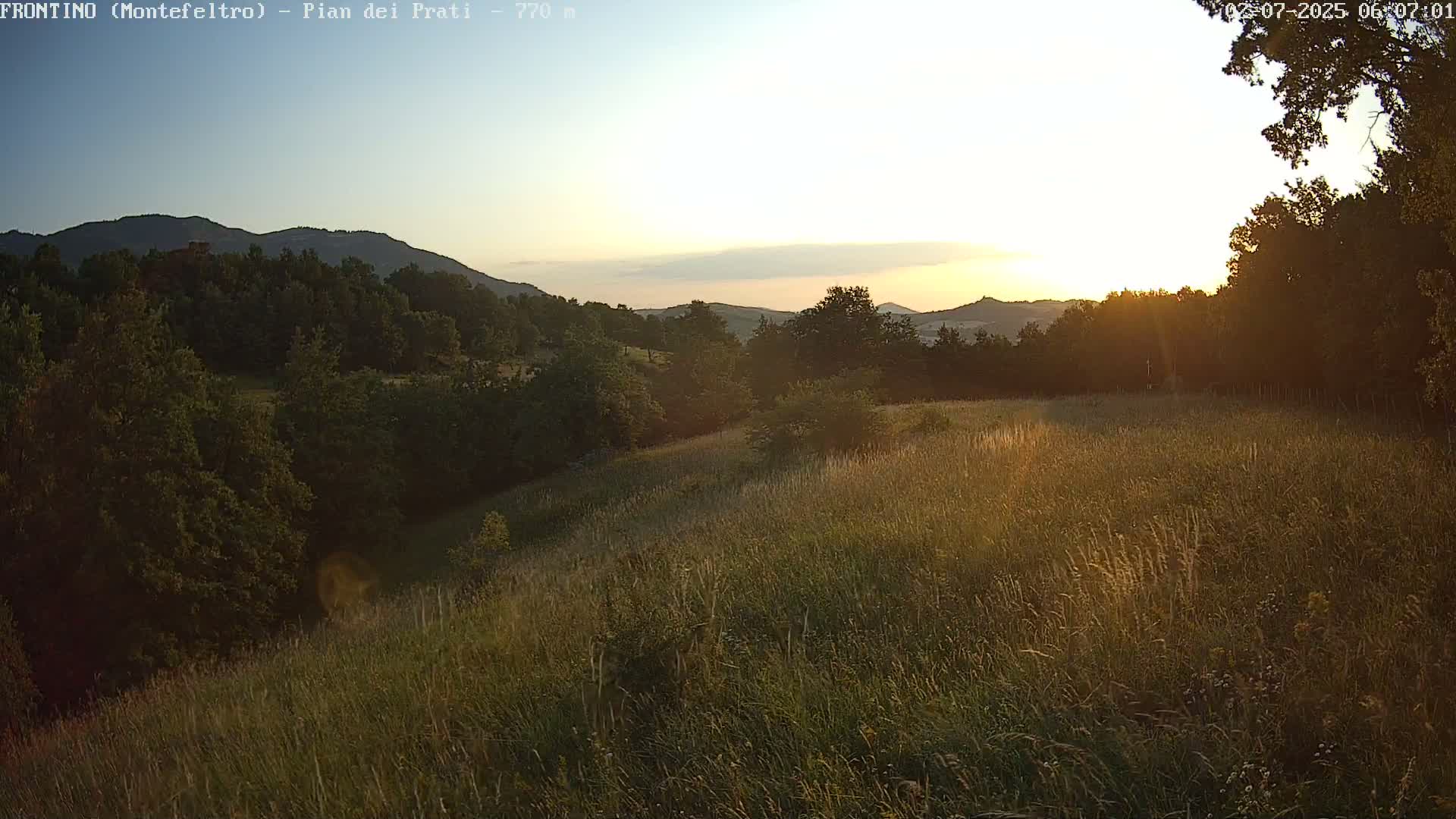 Pian dei Prati, Mount Carpegna Live Cam - Carpegna, Marche, Italy