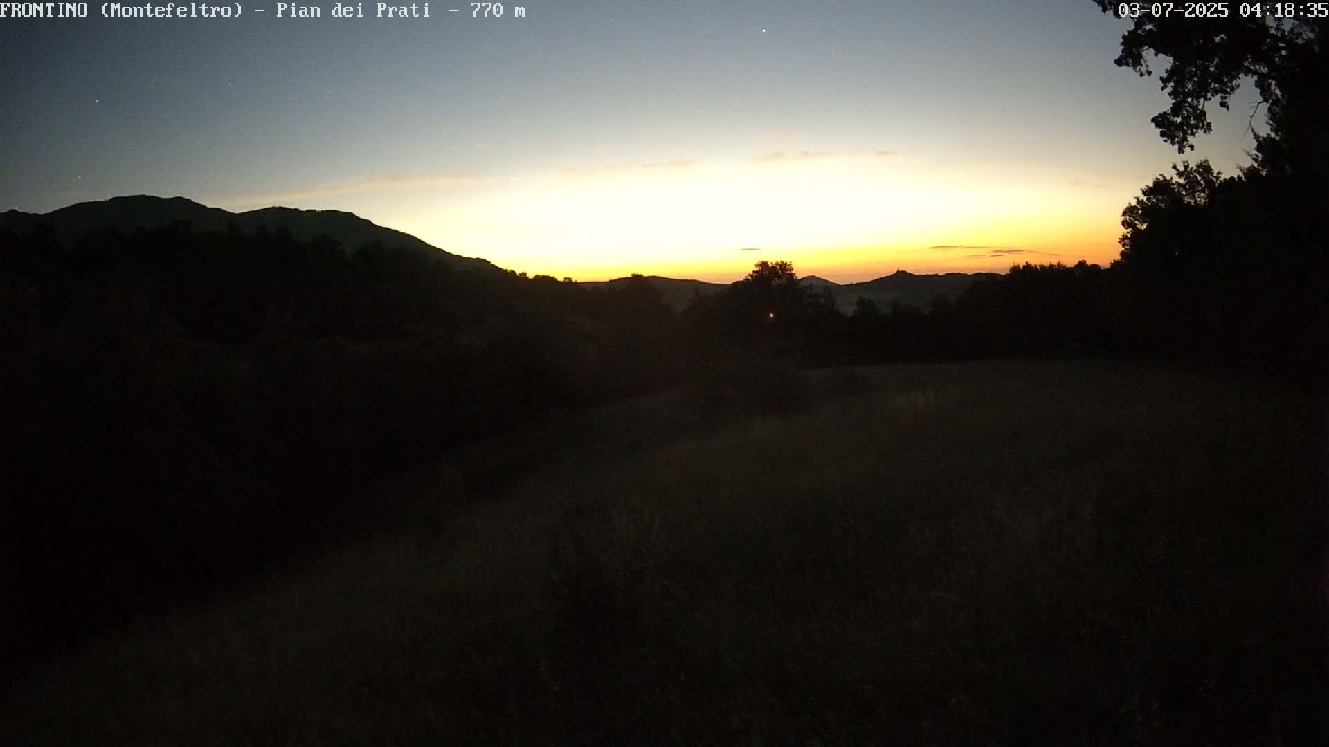 Pian dei Prati, Mount Carpegna Live Cam - Carpegna, Marche, Italy