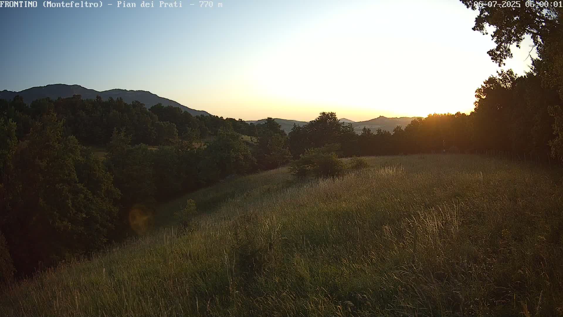 Pian dei Prati, Mount Carpegna Live Cam - Carpegna, Marche, Italy