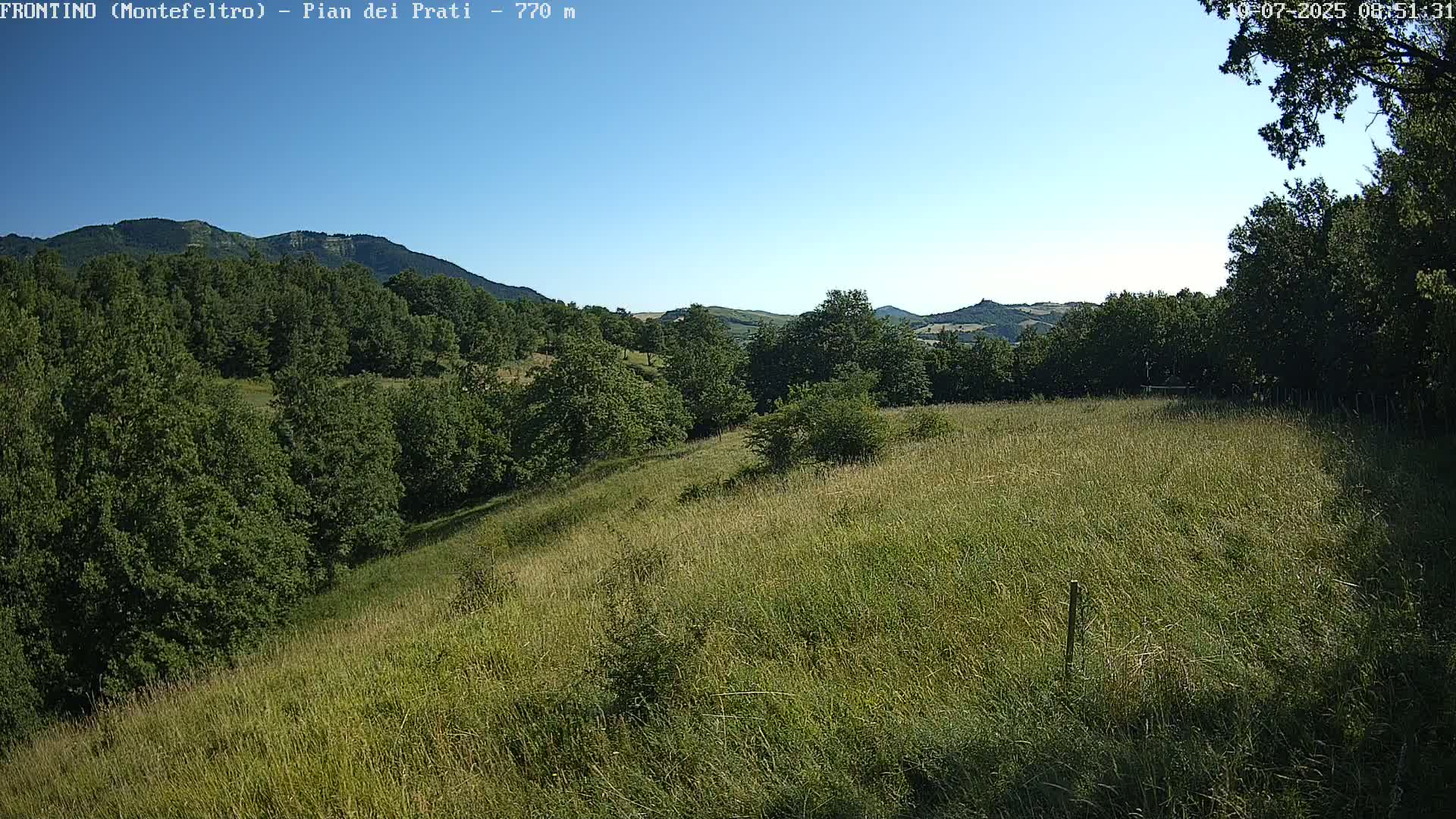 Pian dei Prati, Mount Carpegna Live Cam - Carpegna, Marche, Italy