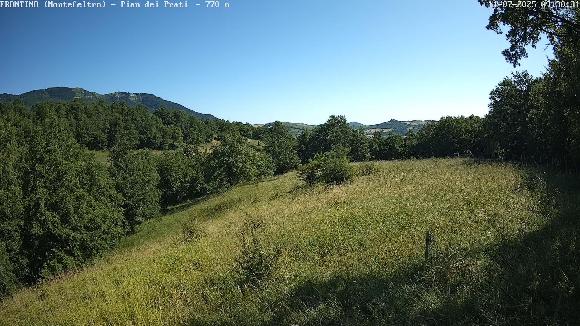 Pian dei Prati, Mount Carpegna Live Cam - Carpegna, Marche, Italy