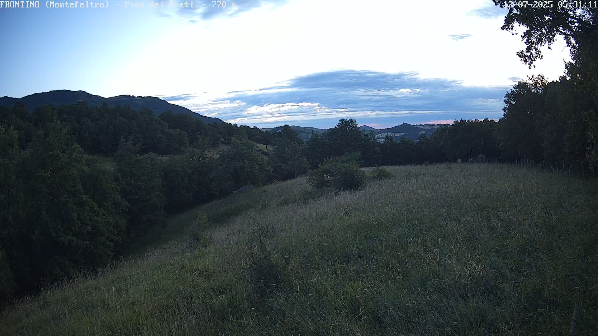 Pian dei Prati, Mount Carpegna Live Cam - Carpegna, Marche, Italy