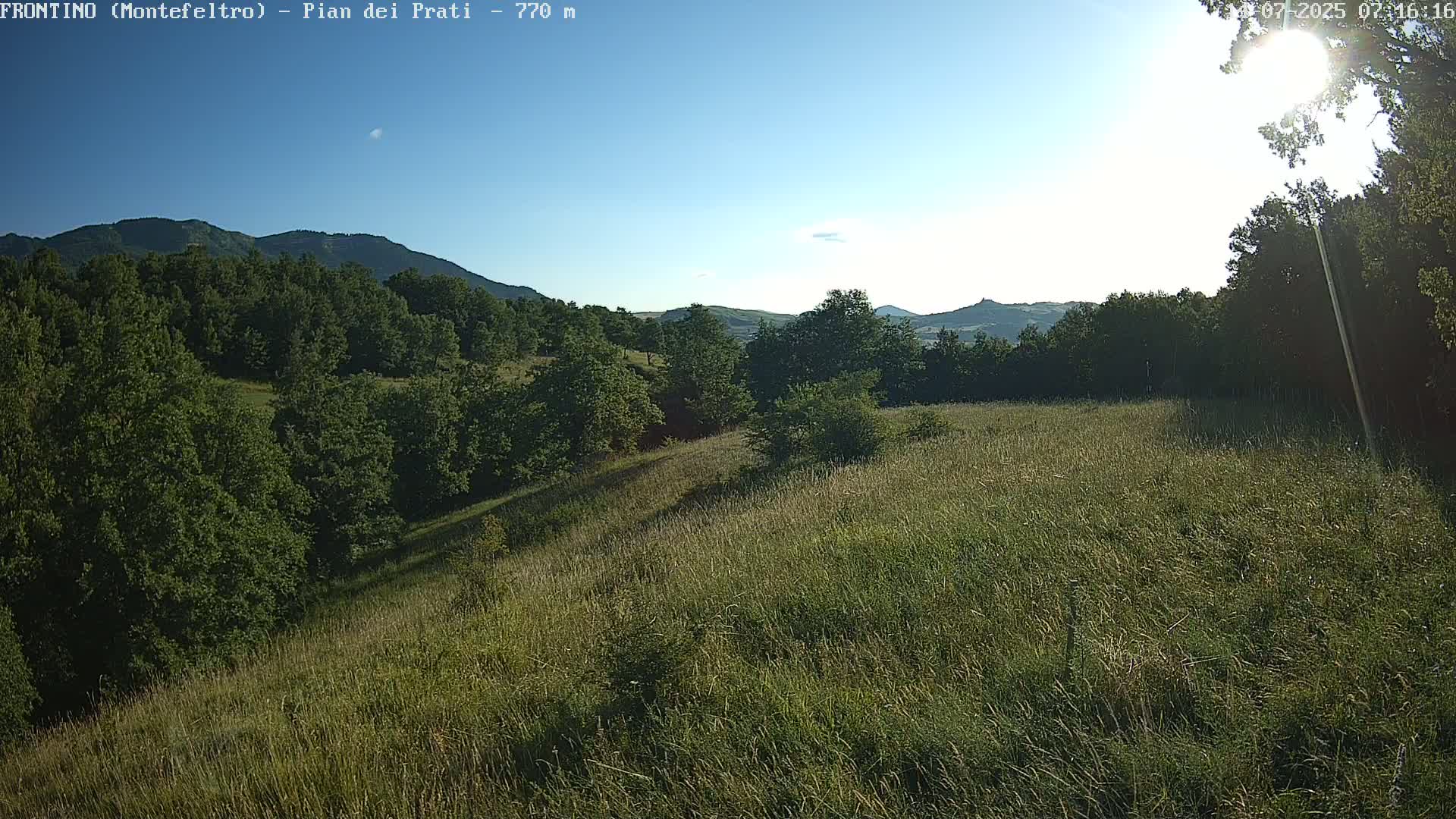 Pian dei Prati, Mount Carpegna Live Cam - Carpegna, Marche, Italy