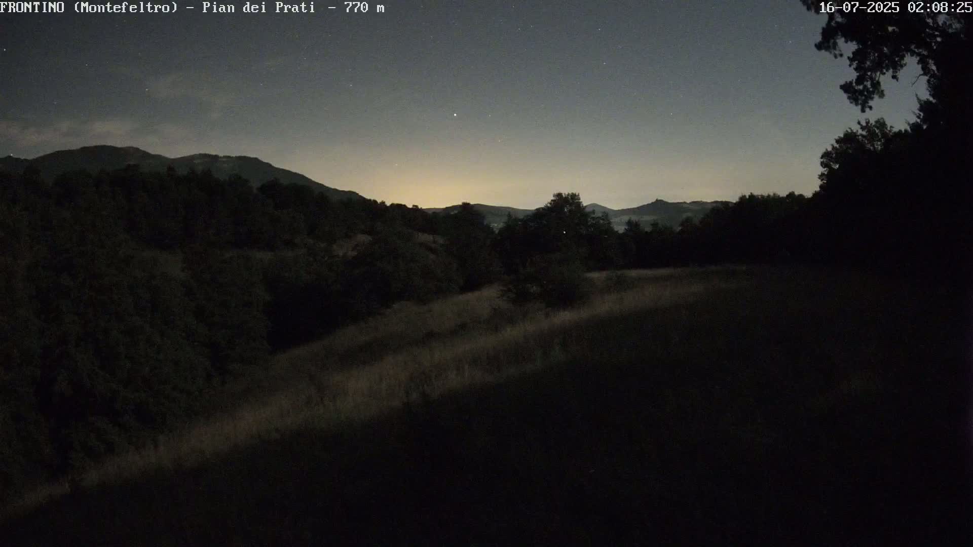 Pian dei Prati, Mount Carpegna Live Cam - Carpegna, Marche, Italy