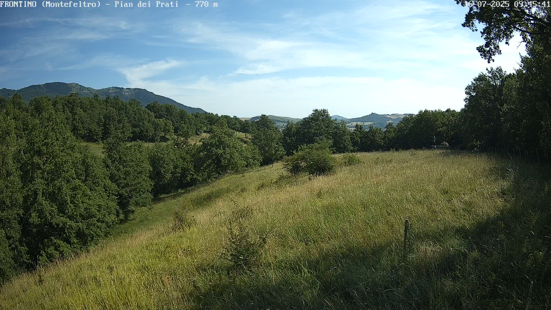 Pian dei Prati, Mount Carpegna Live Cam - Carpegna, Marche, Italy