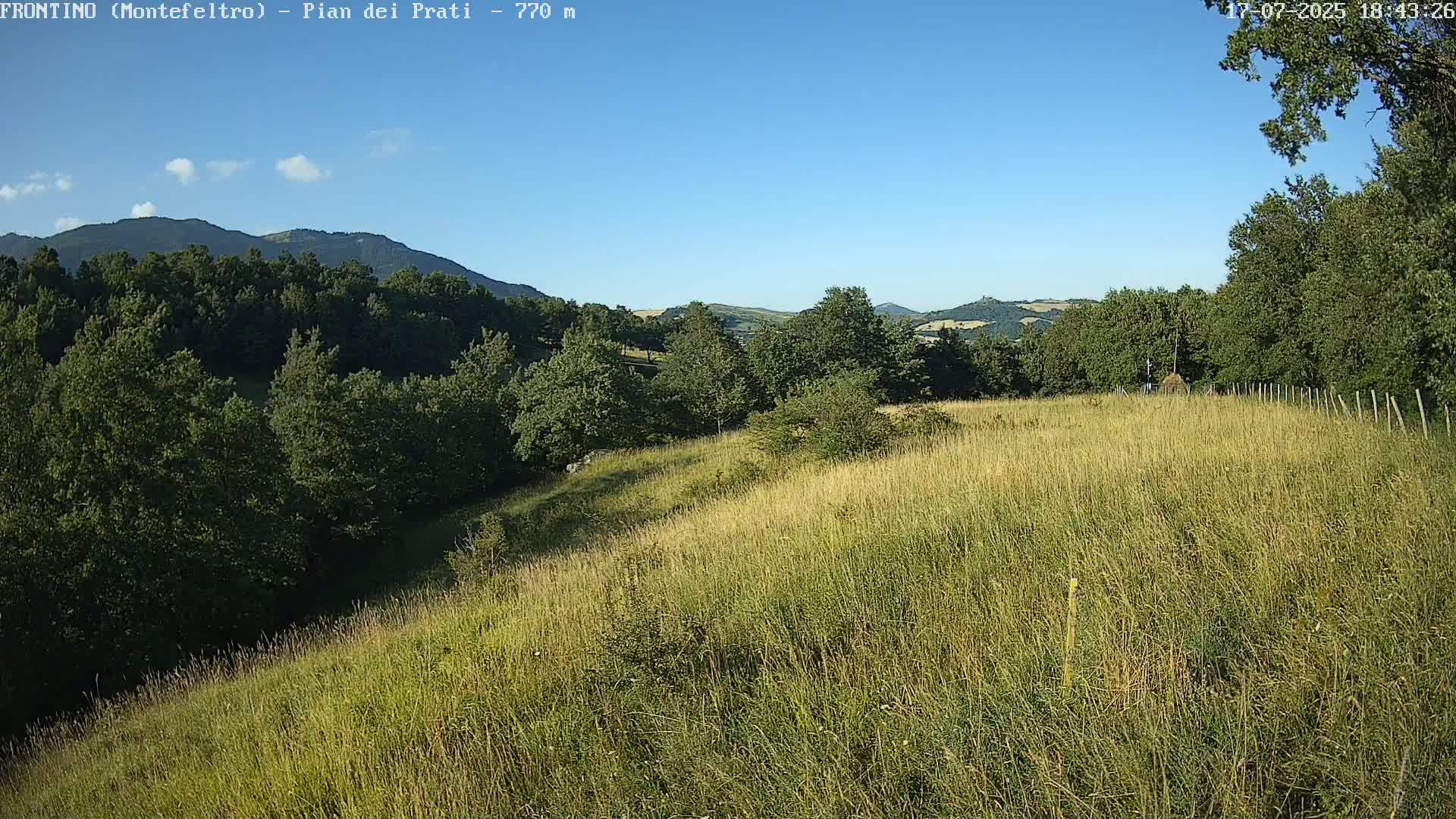 Pian dei Prati, Mount Carpegna Live Cam - Carpegna, Marche, Italy