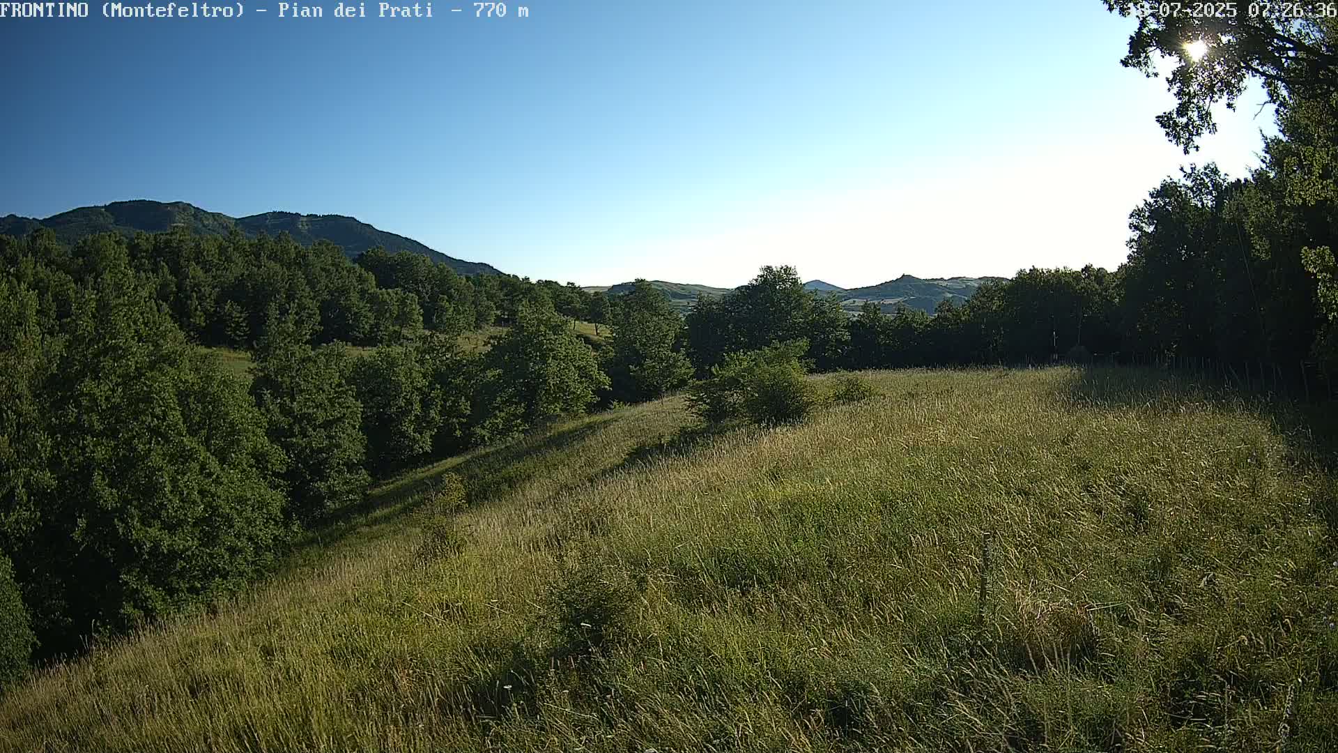 Pian dei Prati, Mount Carpegna Live Cam - Carpegna, Marche, Italy