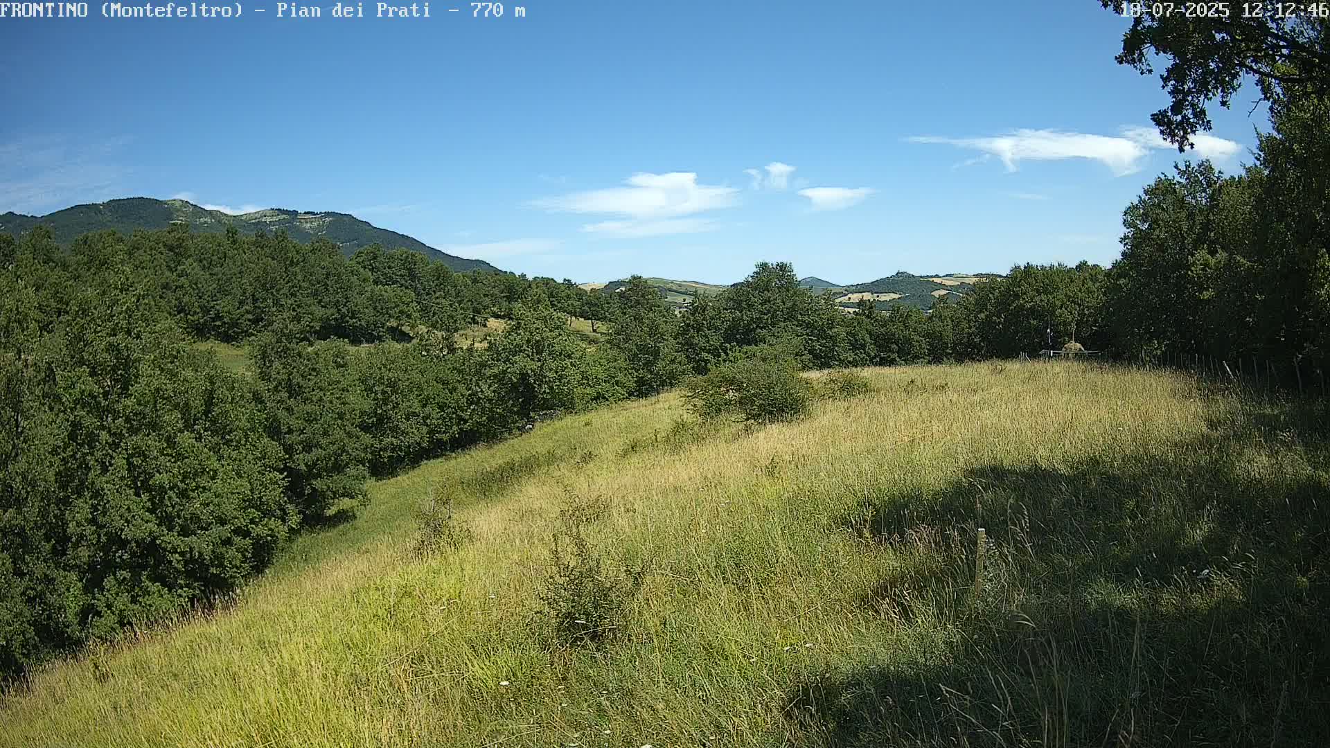 Pian dei Prati, Mount Carpegna Live Cam - Carpegna, Marche, Italy
