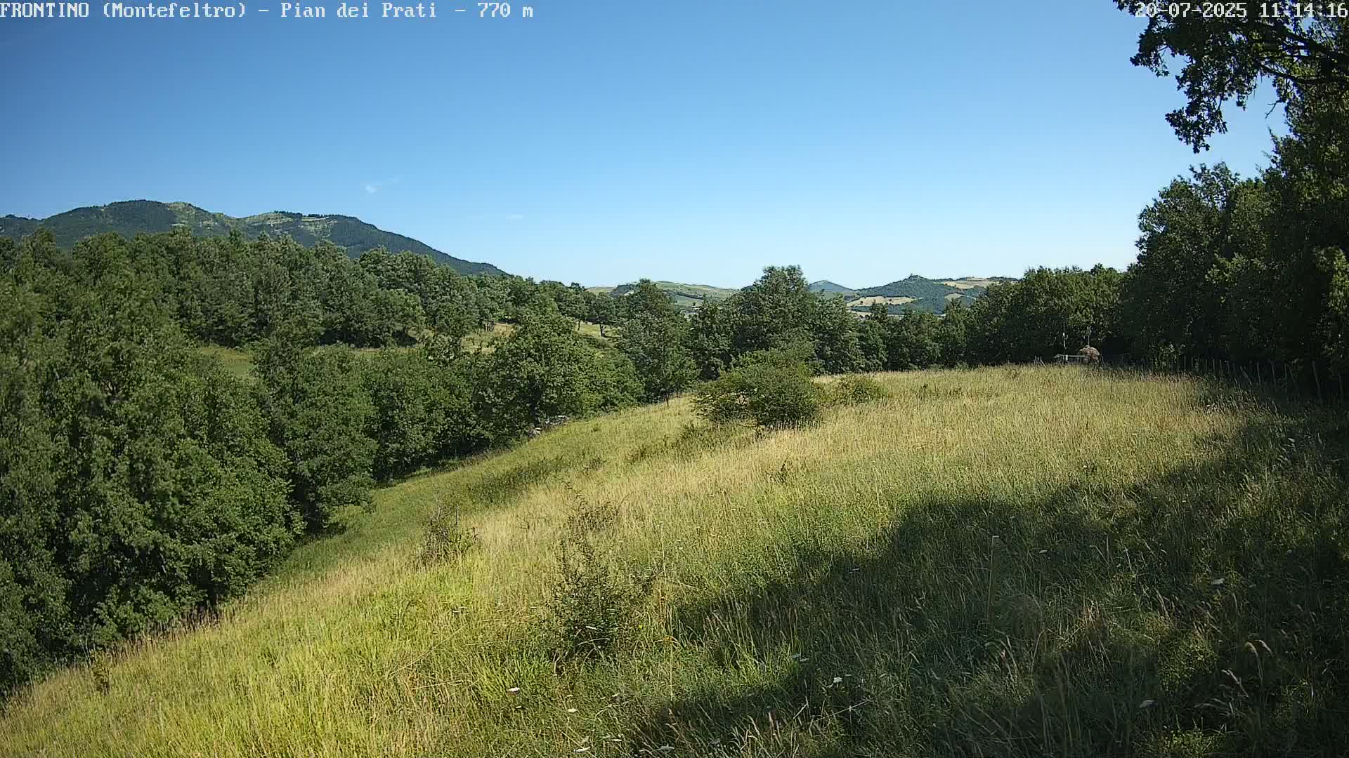 Pian dei Prati, Mount Carpegna Live Cam - Carpegna, Marche, Italy