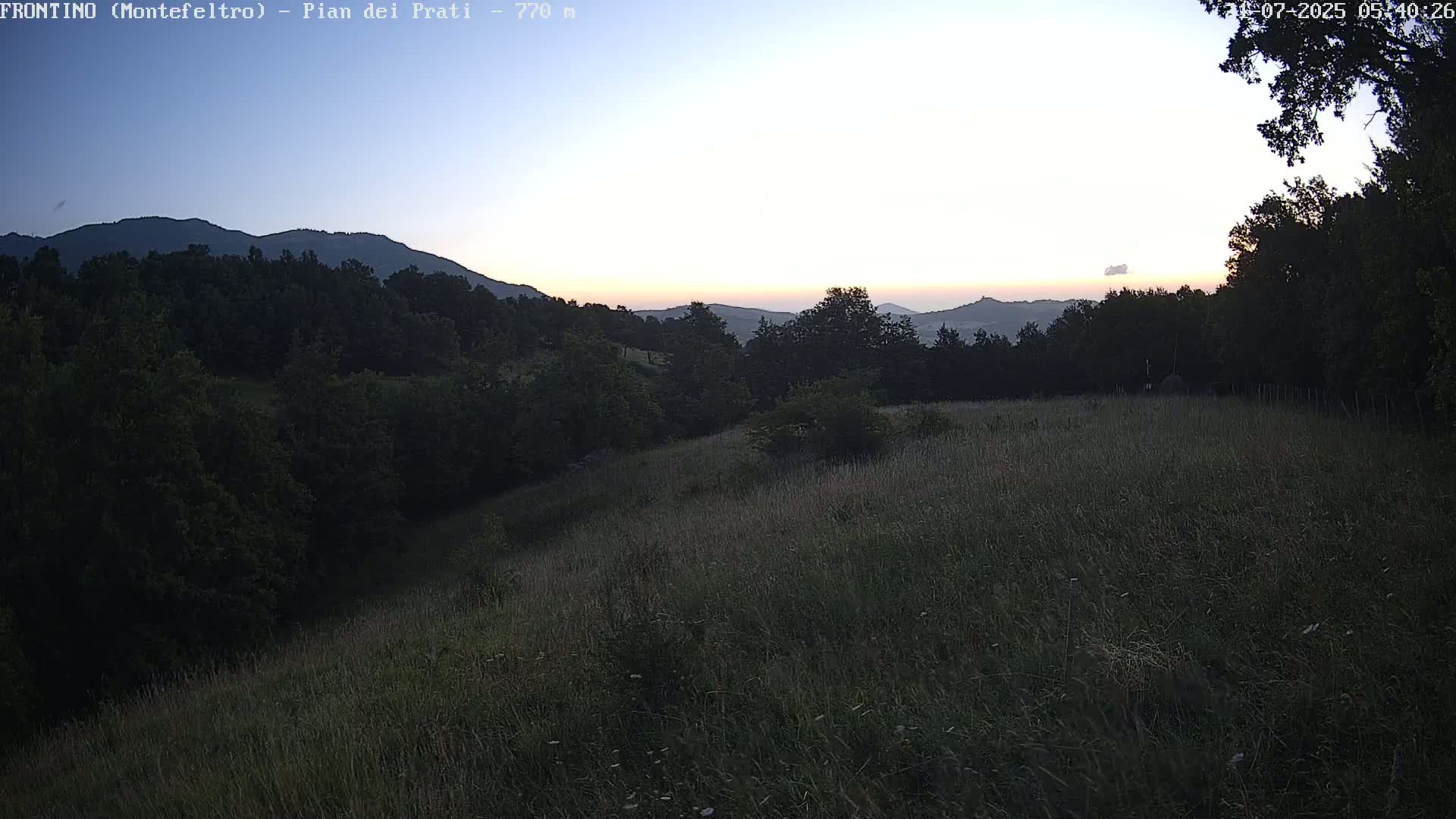 Pian dei Prati, Mount Carpegna Live Cam - Carpegna, Marche, Italy