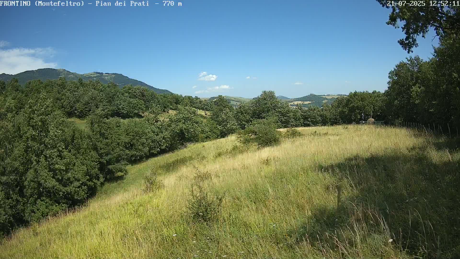 Pian dei Prati, Mount Carpegna Live Cam - Carpegna, Marche, Italy