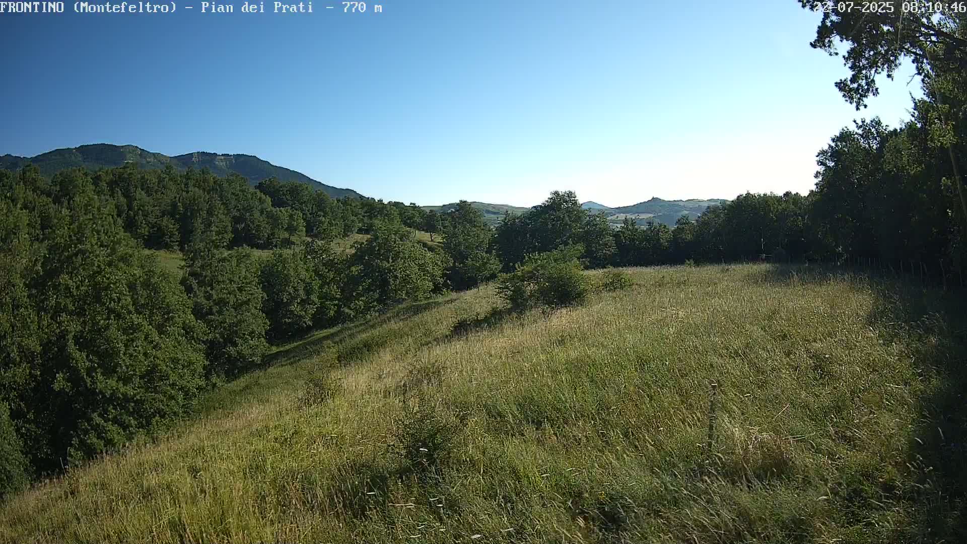 Pian dei Prati, Mount Carpegna Live Cam - Carpegna, Marche, Italy