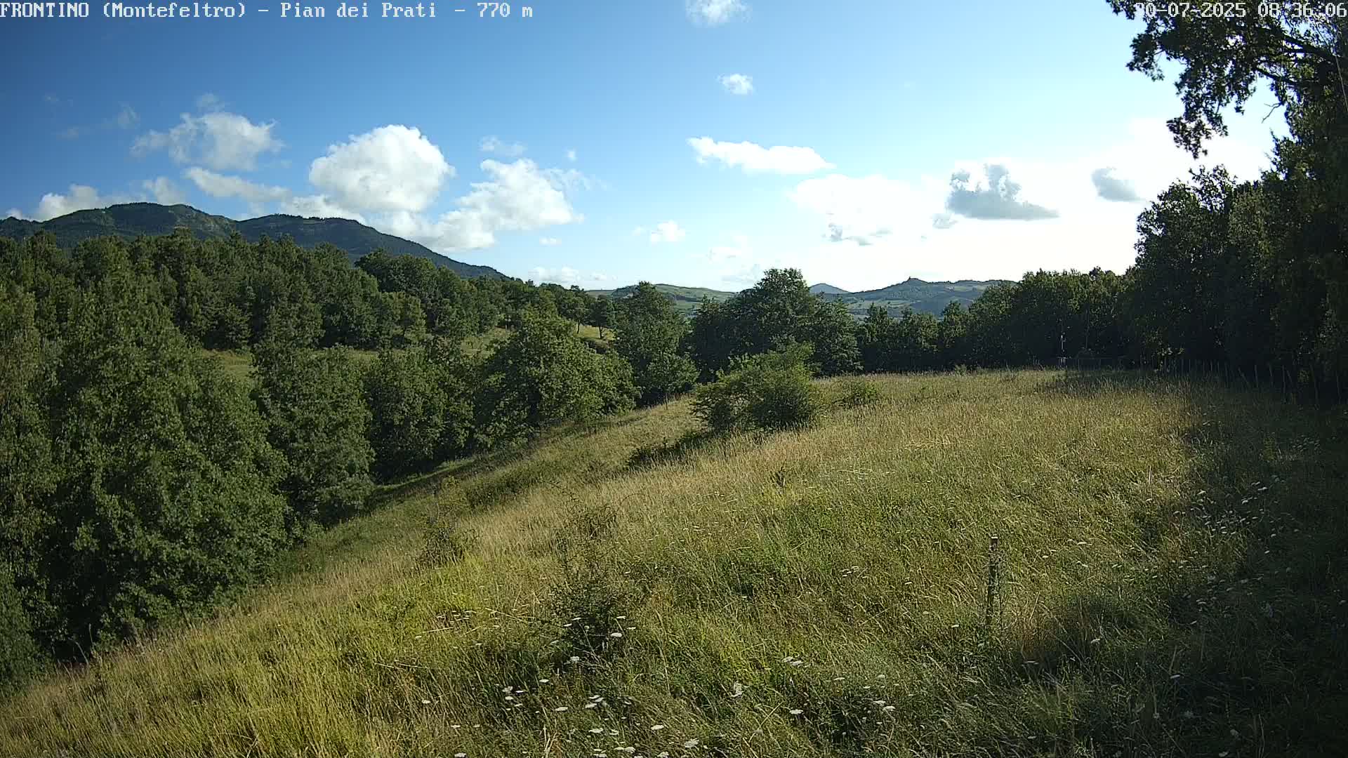 Pian dei Prati, Mount Carpegna Live Cam - Carpegna, Marche, Italy