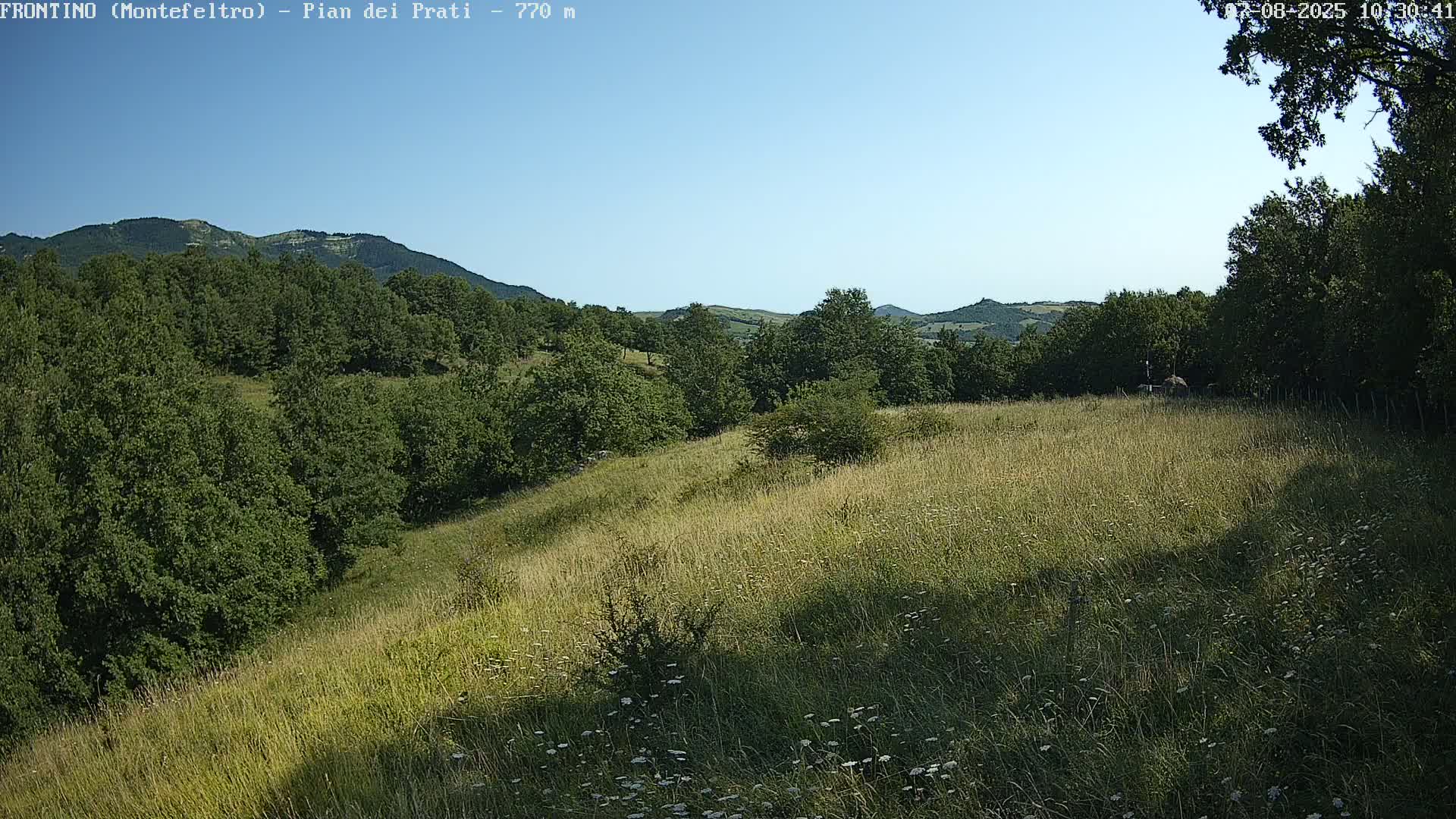 Pian dei Prati, Mount Carpegna Live Cam - Carpegna, Marche, Italy
