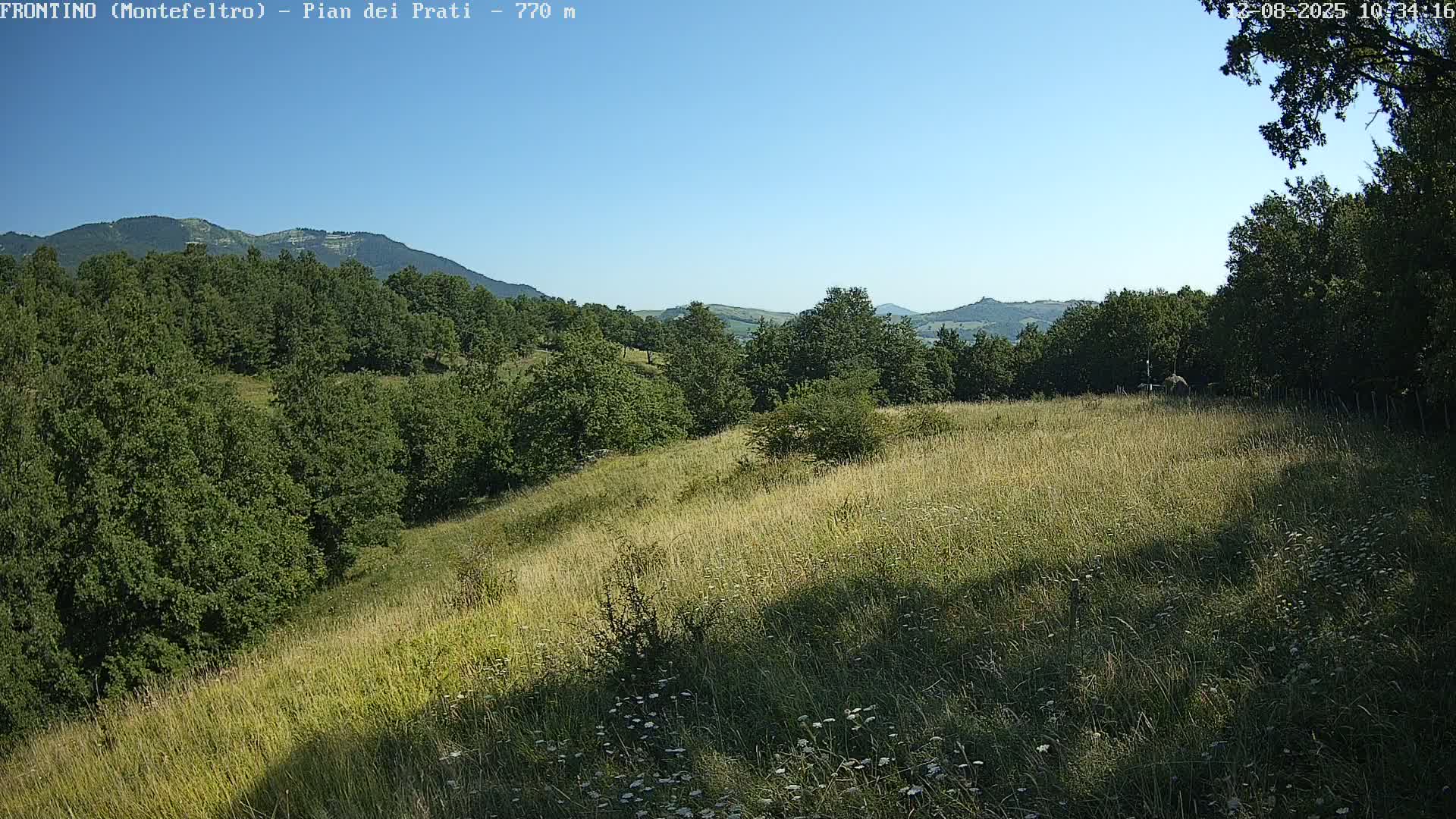 Pian dei Prati, Mount Carpegna Live Cam - Carpegna, Marche, Italy