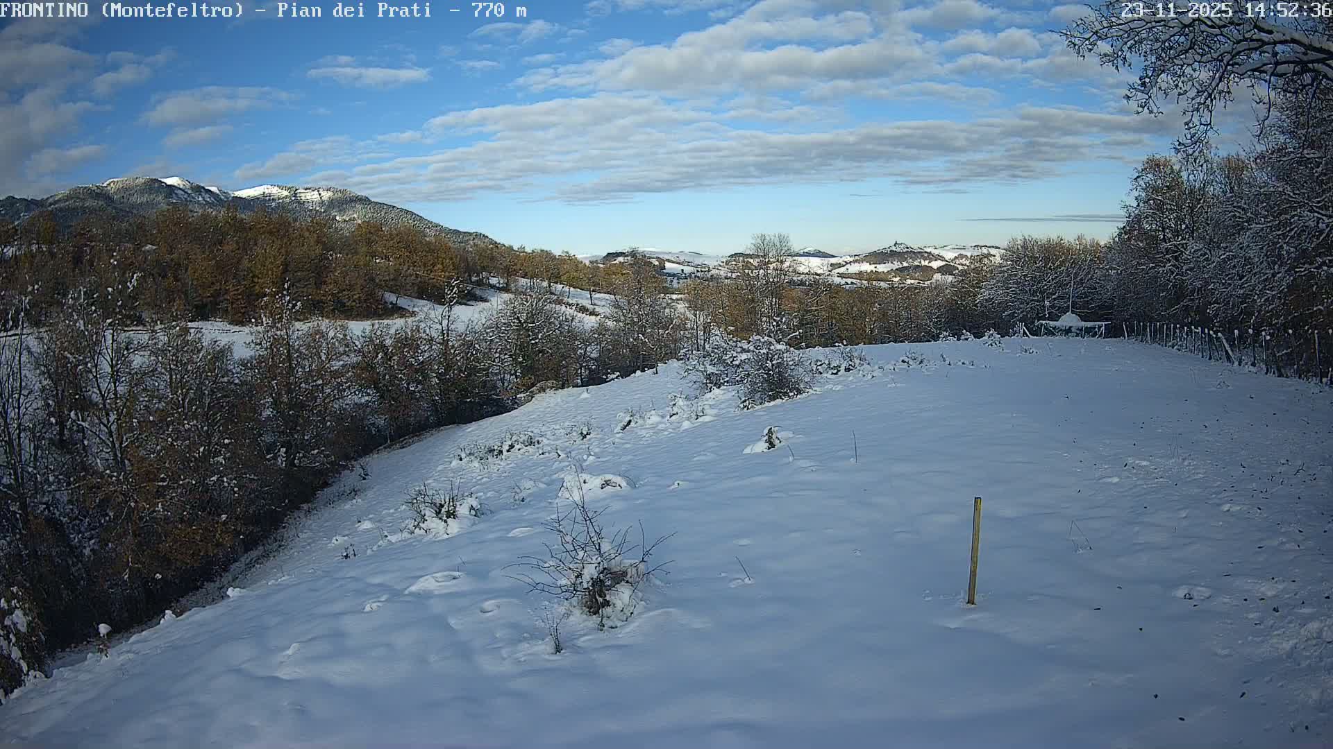 Pian dei Prati, Mount Carpegna Live Cam - Carpegna, Marche, Italy