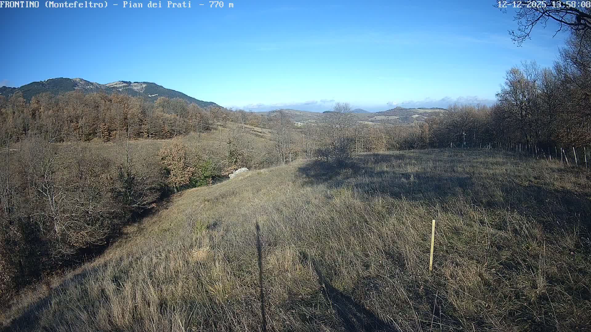 Pian dei Prati, Mount Carpegna Live Cam - Carpegna, Marche, Italy