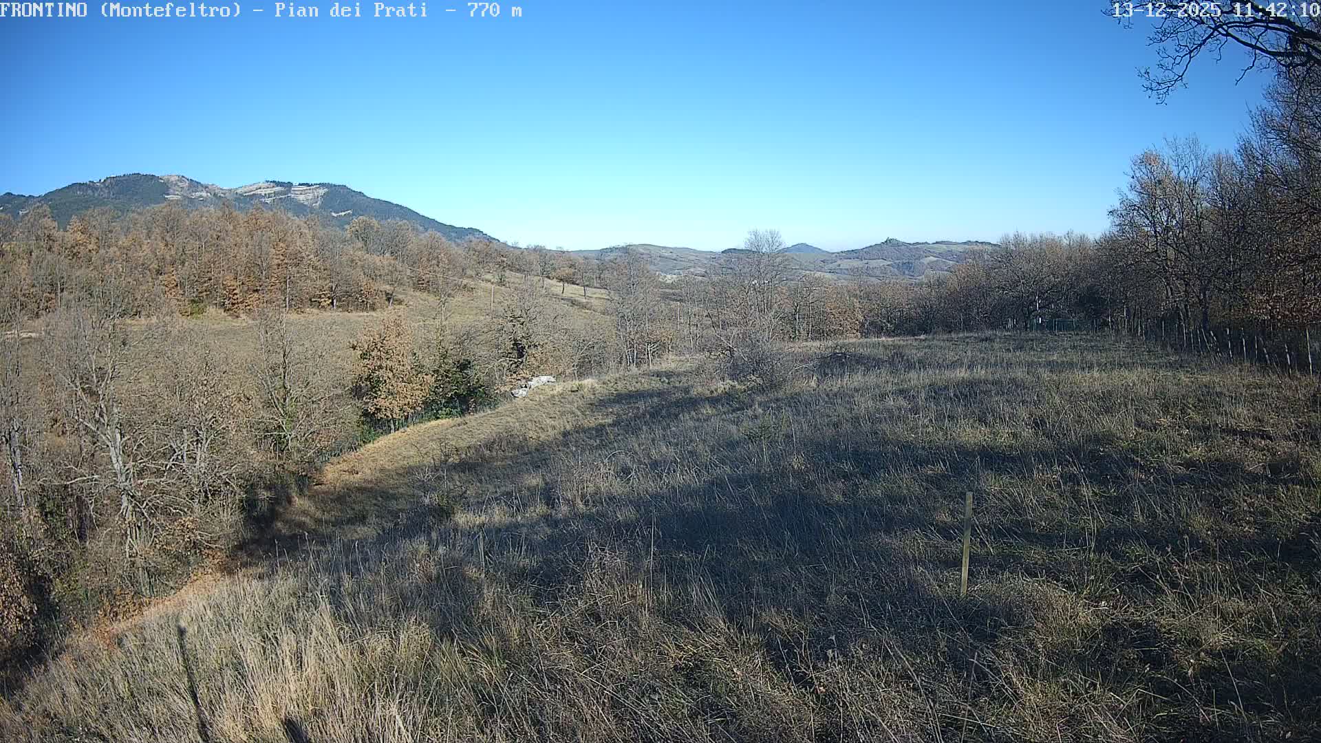 Pian dei Prati, Mount Carpegna Live Cam - Carpegna, Marche, Italy